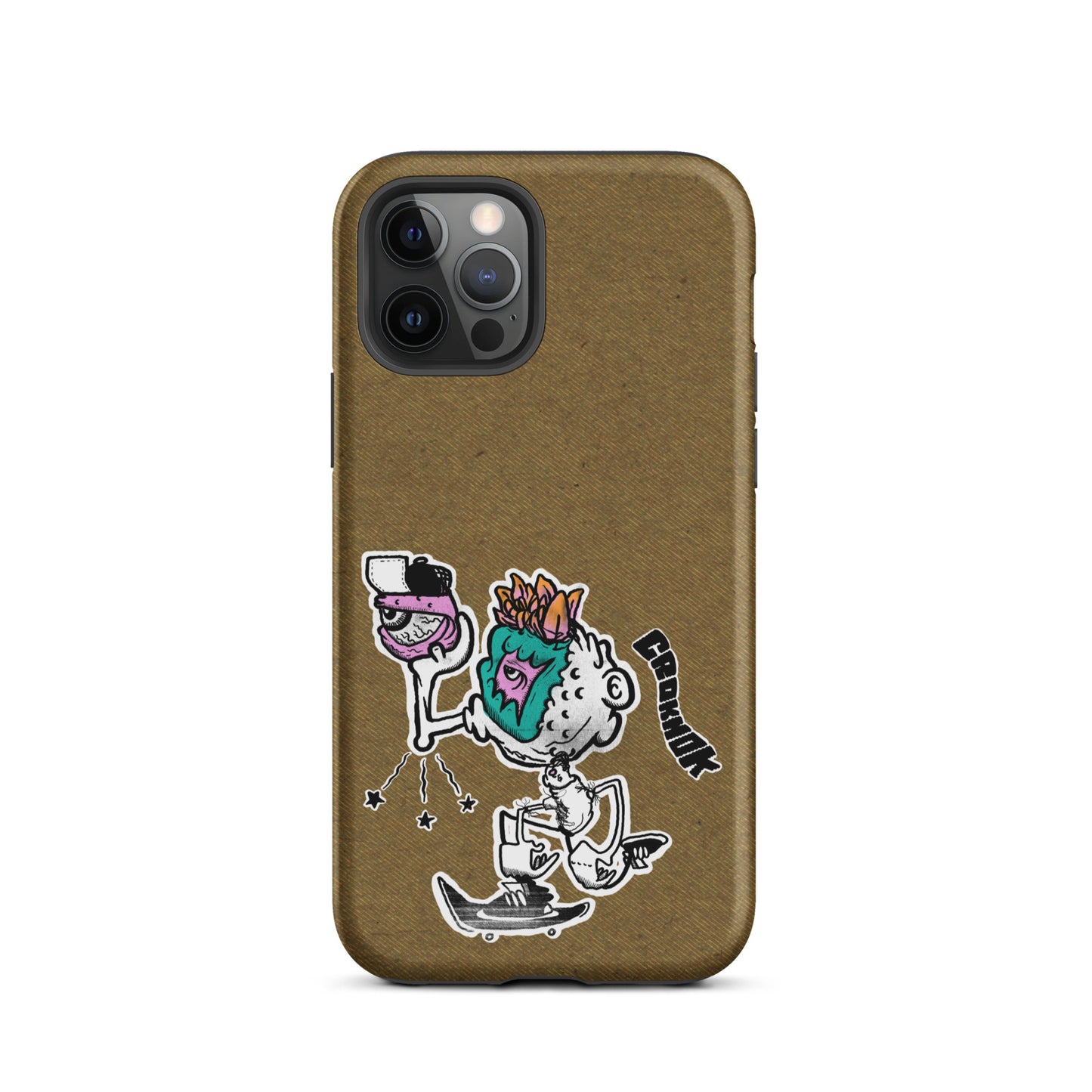 iPhone case - Skateboarding AS0025 Brown