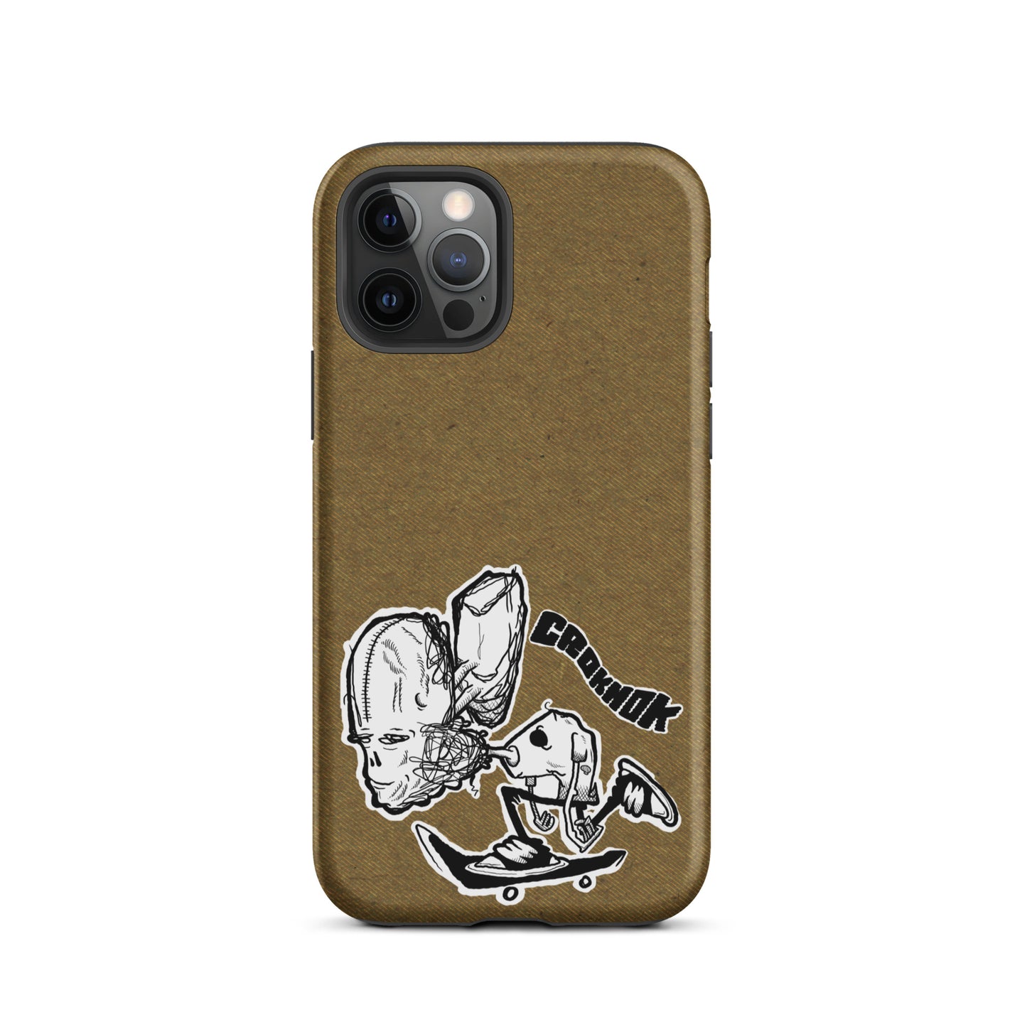 iPhone case - Skateboarding AS0037 Brown