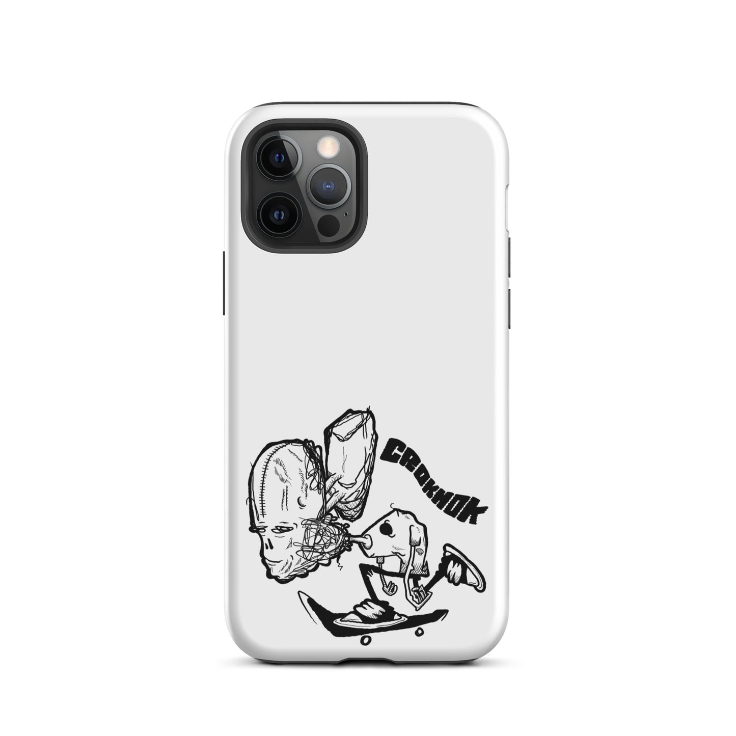 iPhone case - Skateboarding AS0037 White