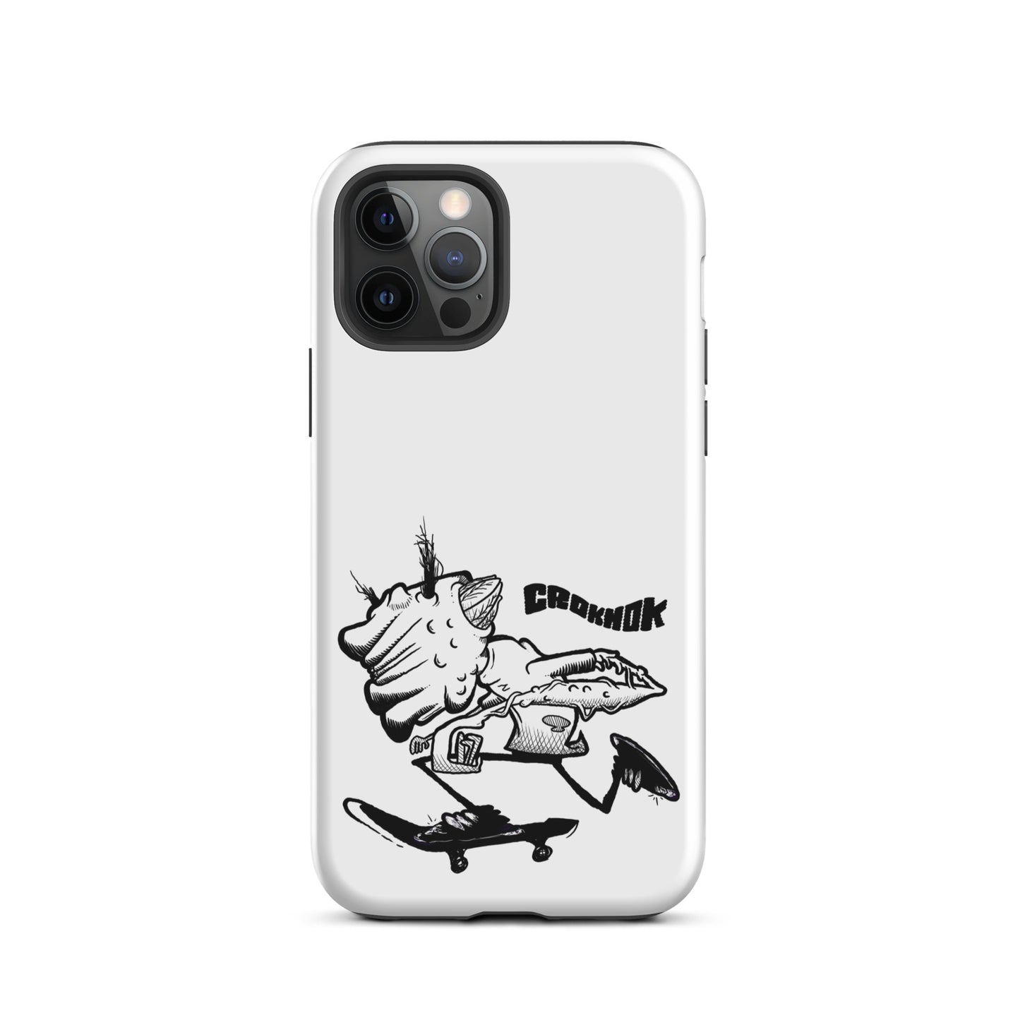 iPhone case - Skateboarding AS0036 White