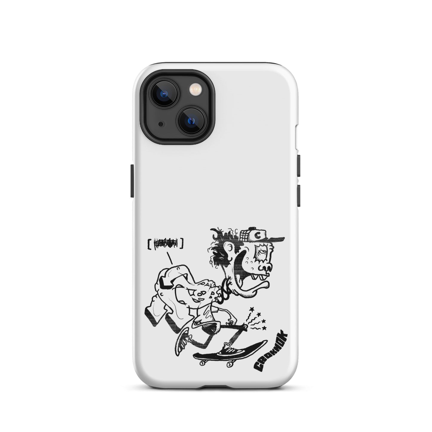 iPhone case - Skateboarding AS0017 White
