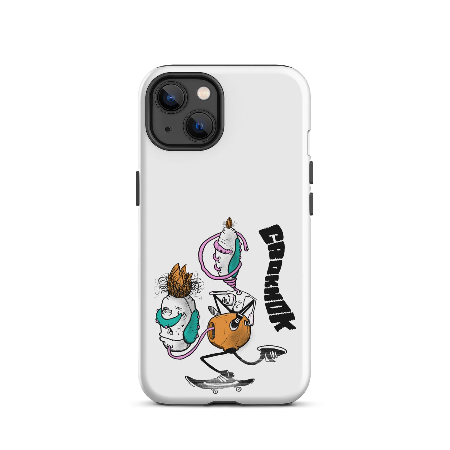 iPhone case - Skateboarding AS0025 White