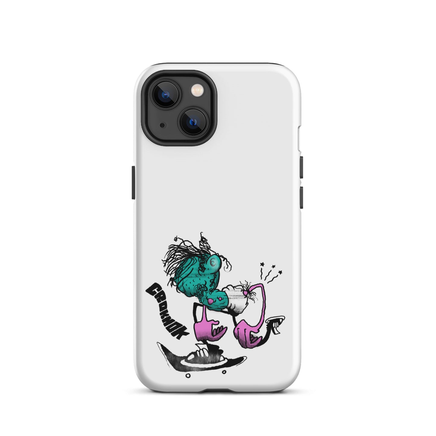 iPhone case - Skateboarding AS0028 White