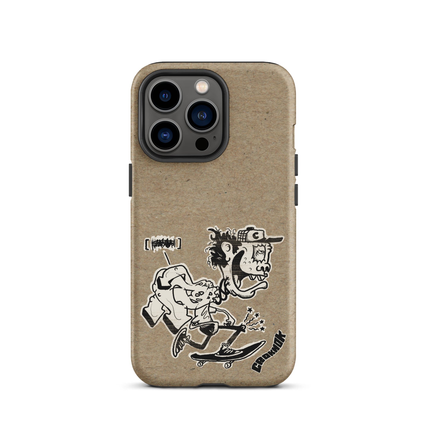 iPhone case - Skateboarding AS0017 Beigh