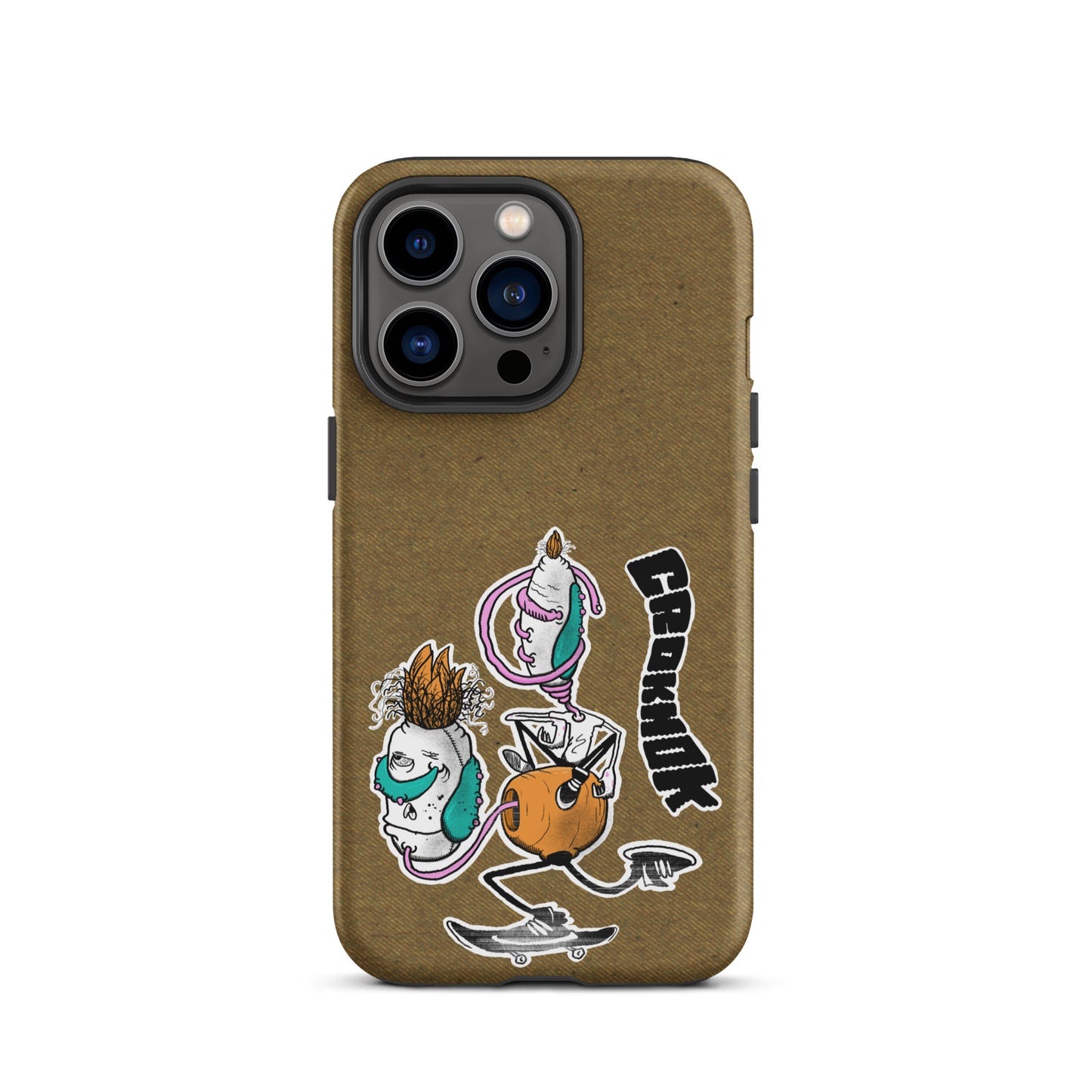 iPhone case - Skateboarding AS0025 Brown