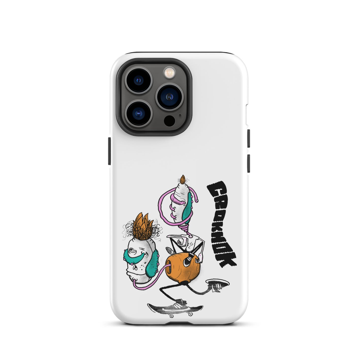 iPhone case - Skateboarding AS0025 White