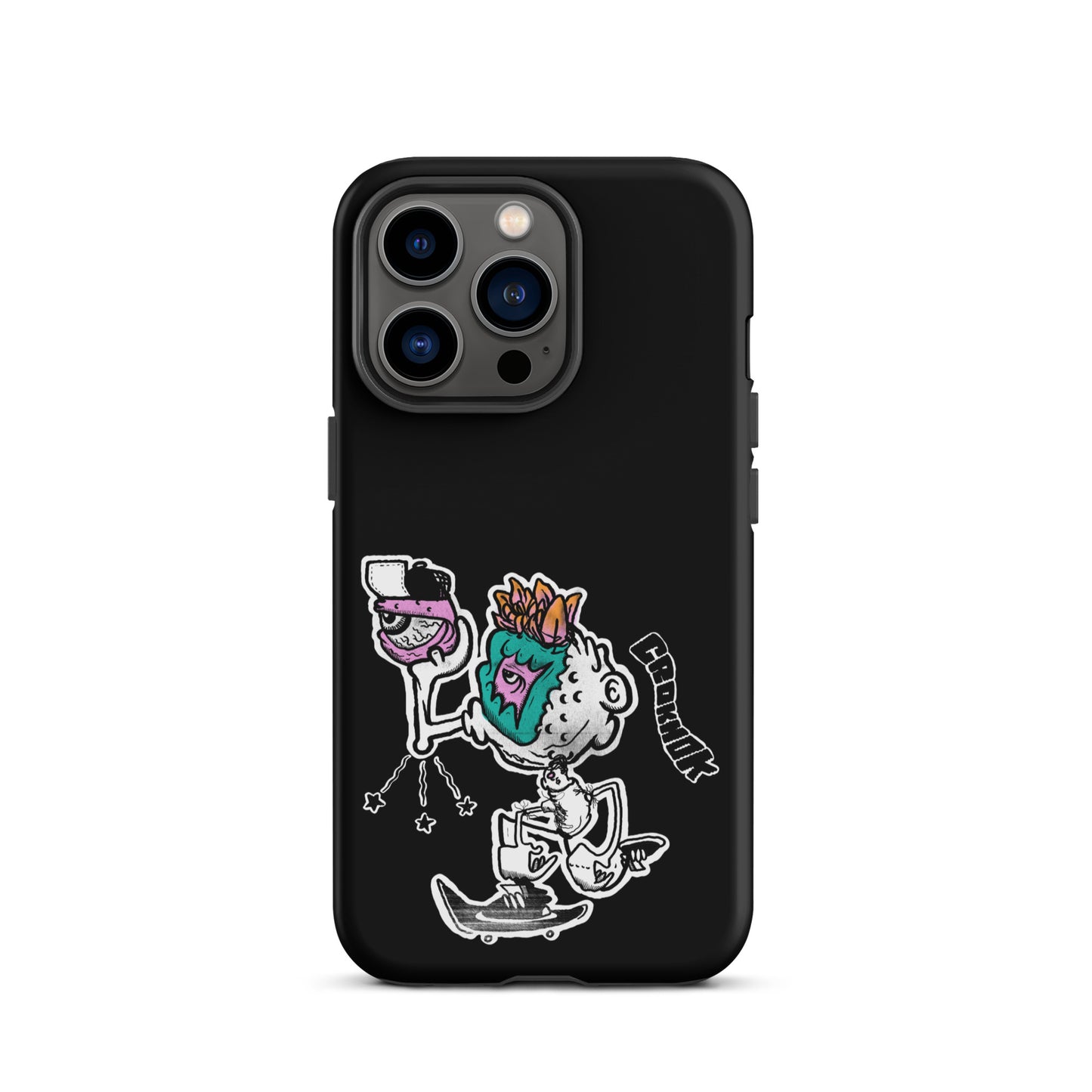 iPhone case - Skateboarding AS0025 Black