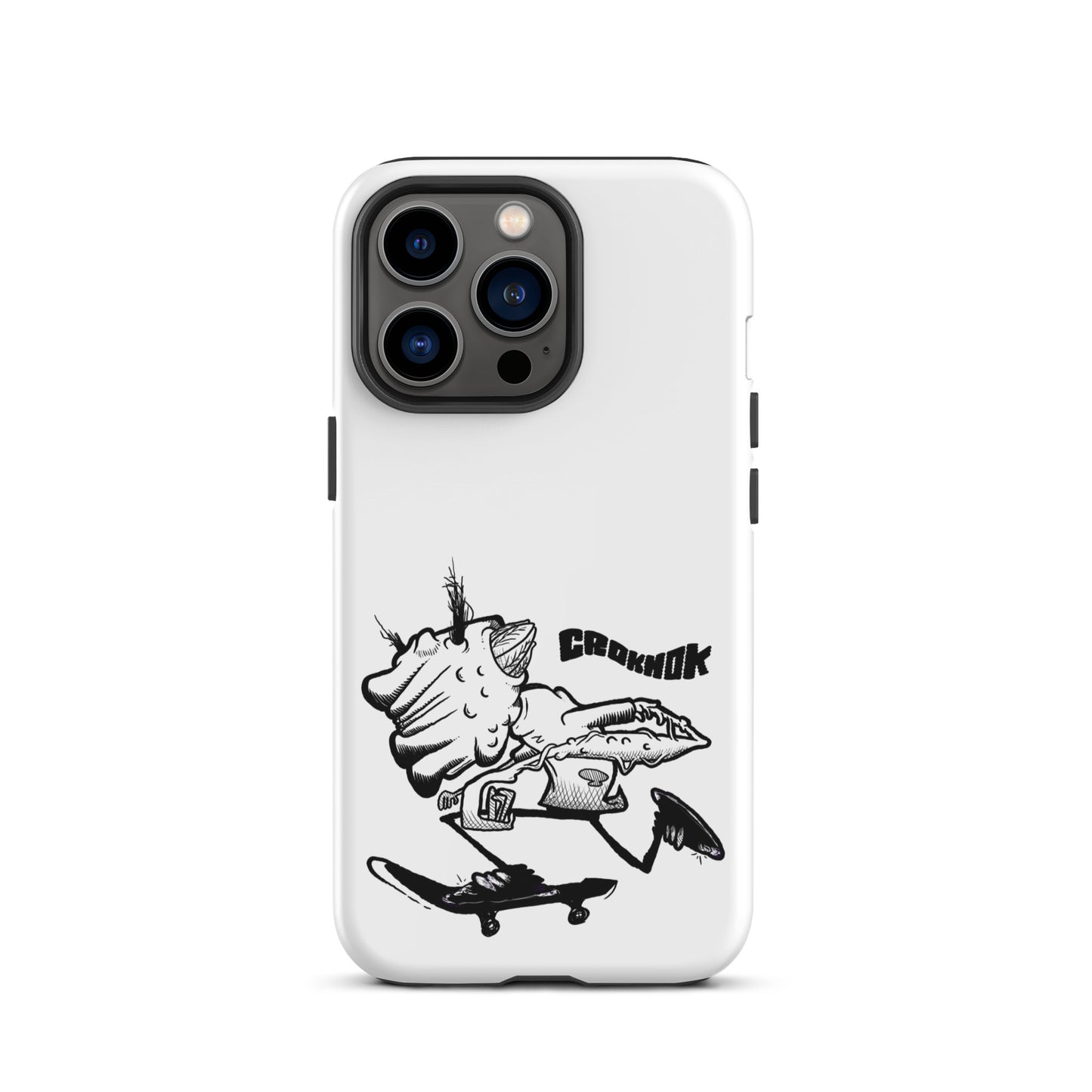 iPhone case - Skateboarding AS0036 White