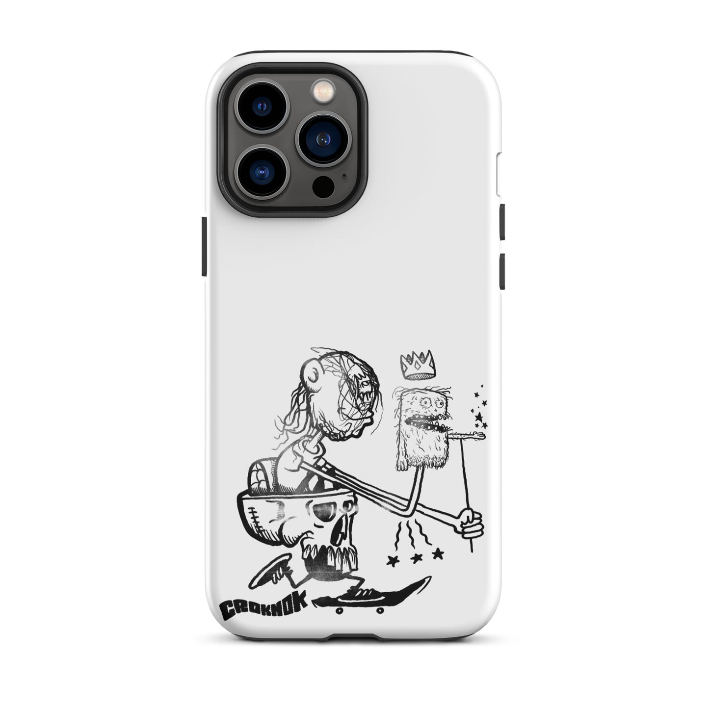 iPhone case - Skateboarding AS0019 White