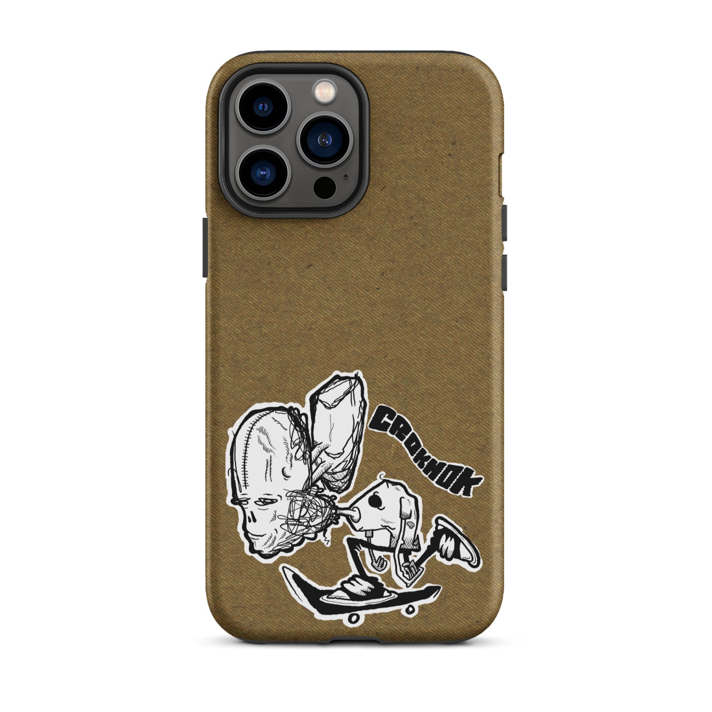 iPhone case - Skateboarding AS0037 Brown