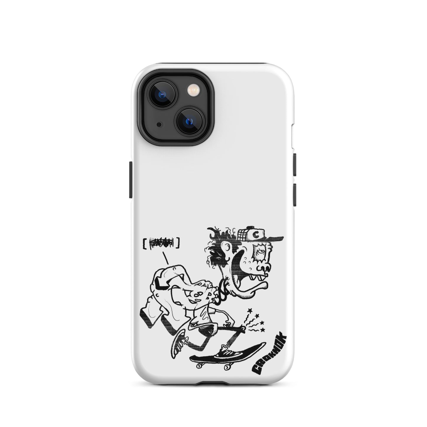 iPhone case - Skateboarding AS0017 White