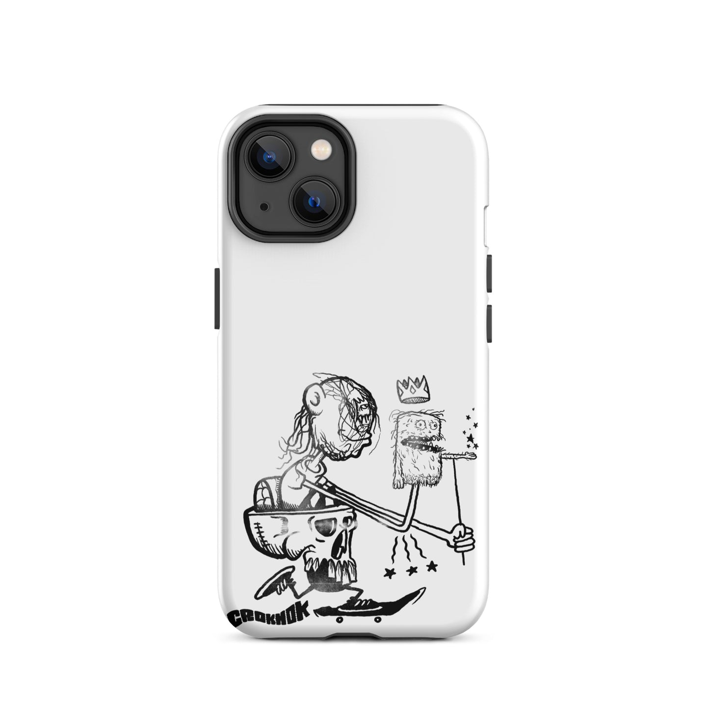 iPhone case - Skateboarding AS0019 White