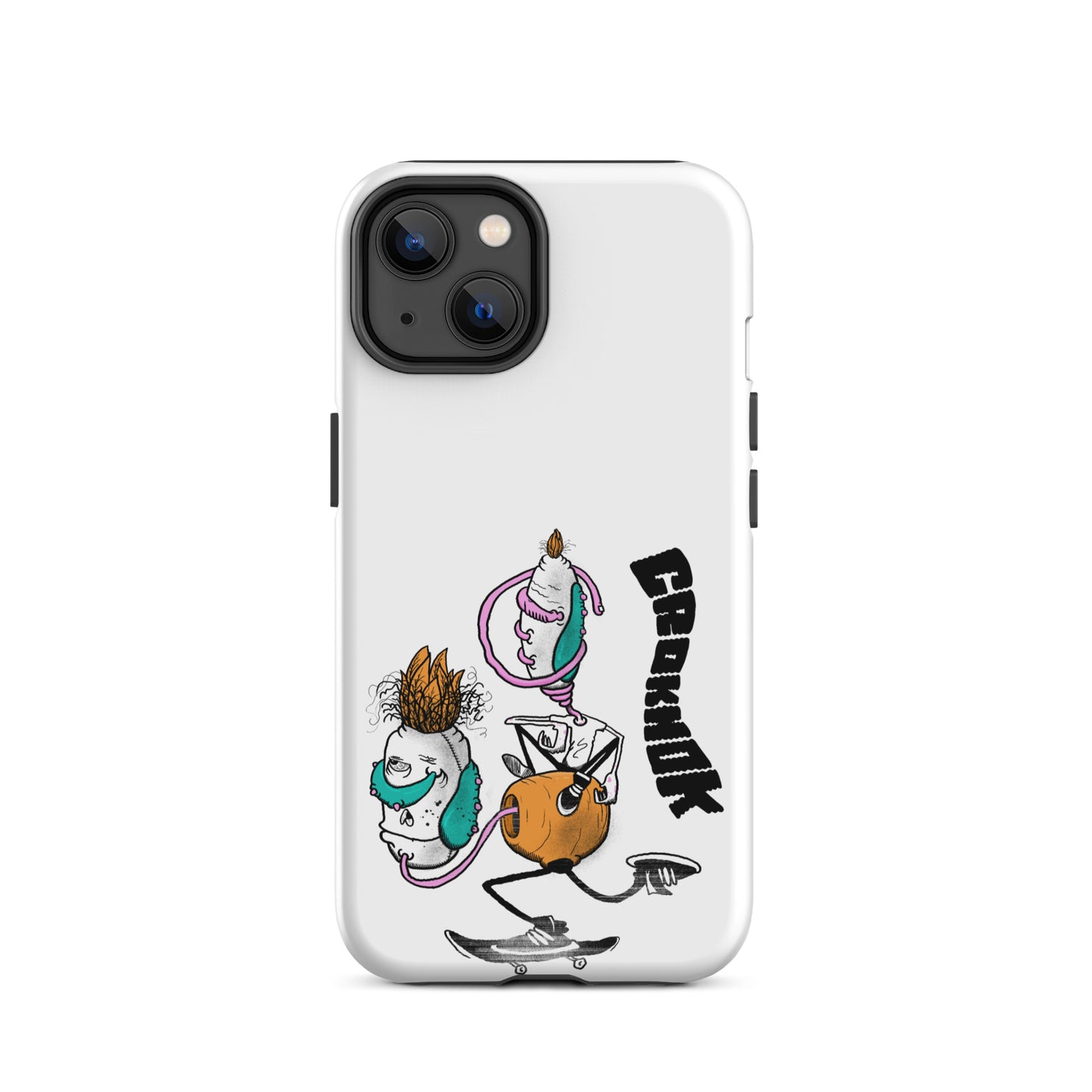 iPhone case - Skateboarding AS0025 White