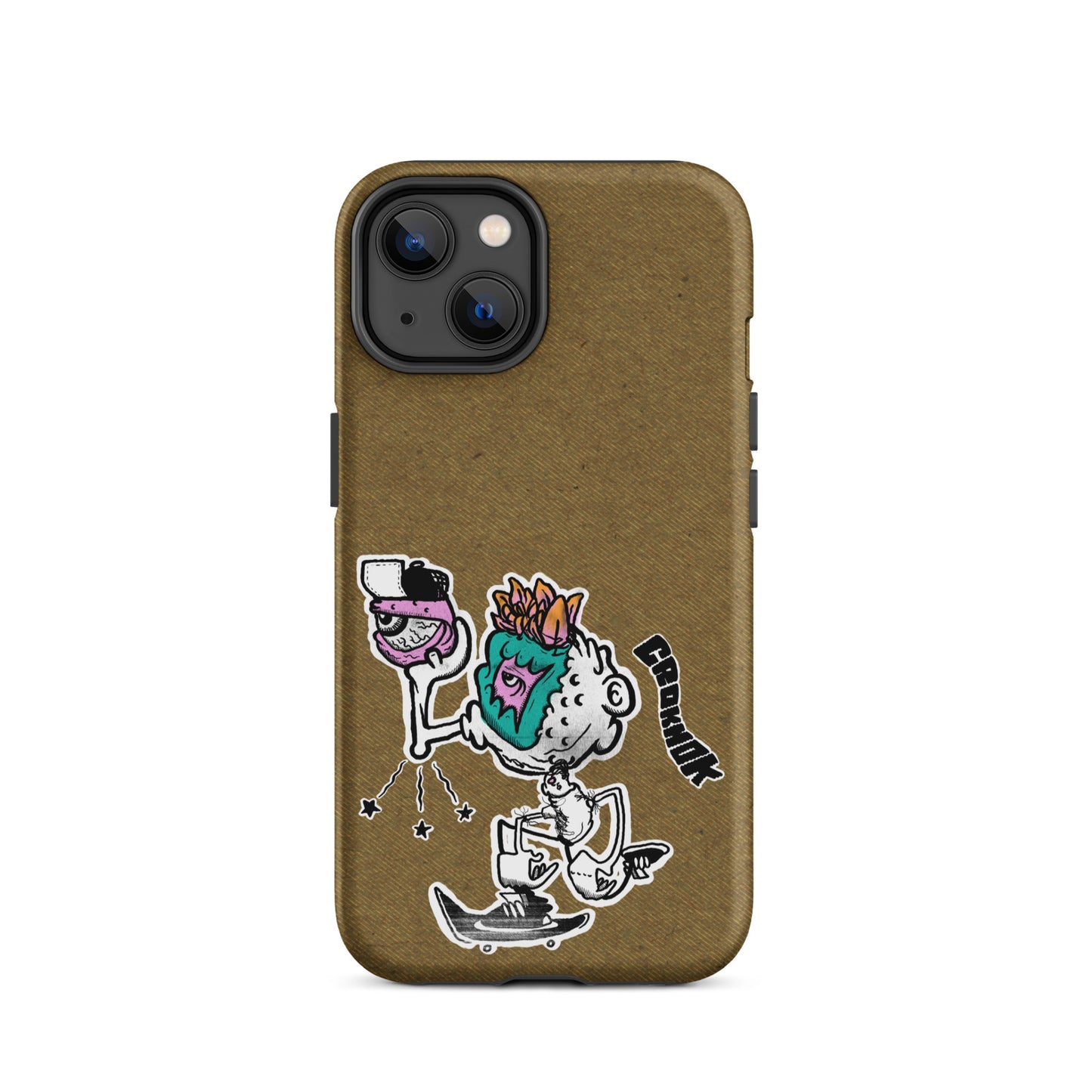 iPhone case - Skateboarding AS0025 Brown