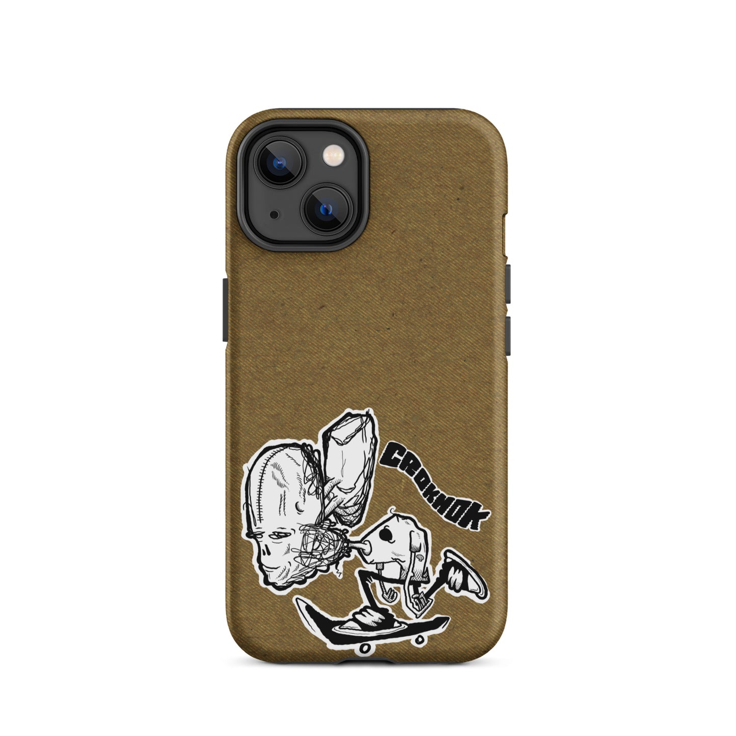 iPhone case - Skateboarding AS0037 Brown