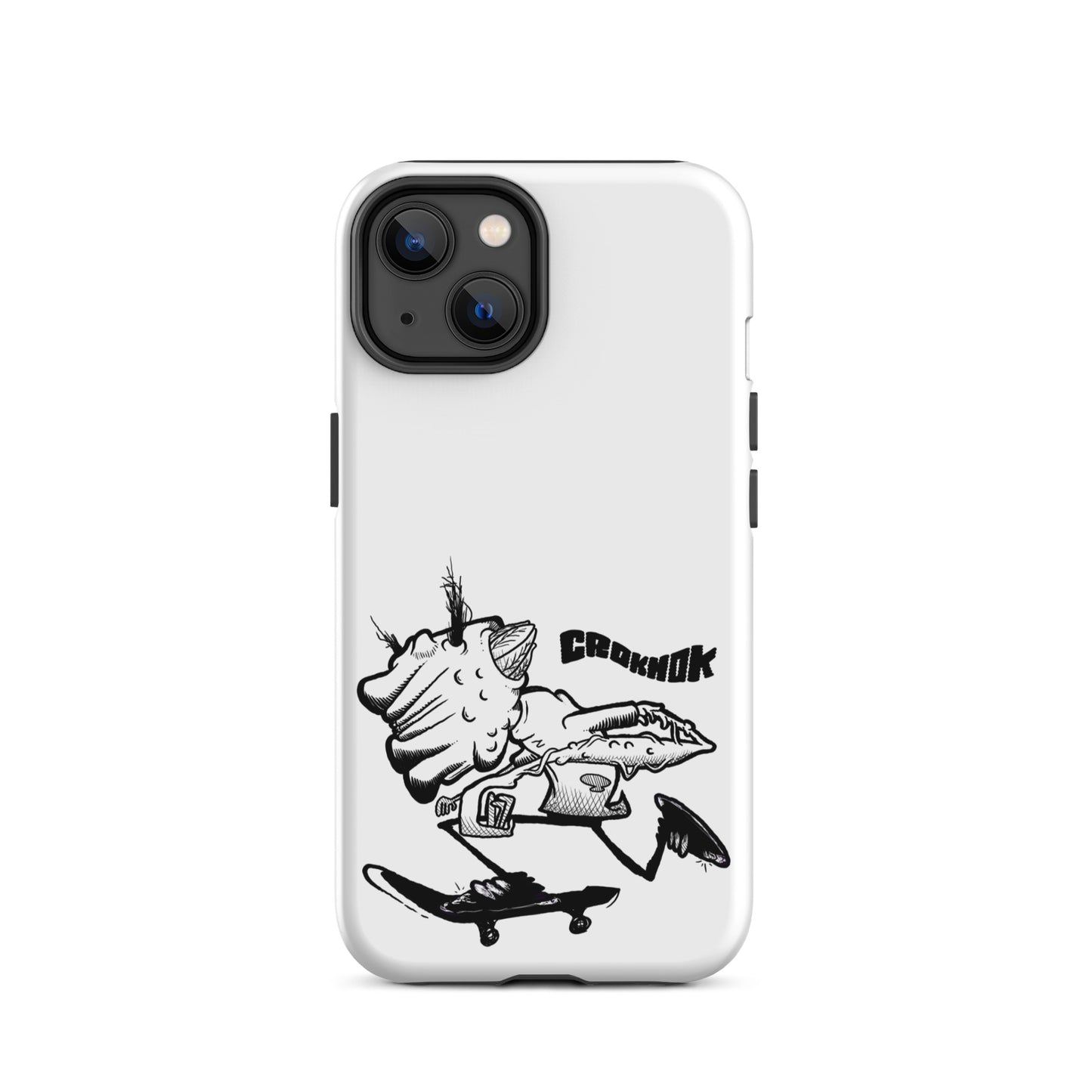 iPhone case - Skateboarding AS0036 White