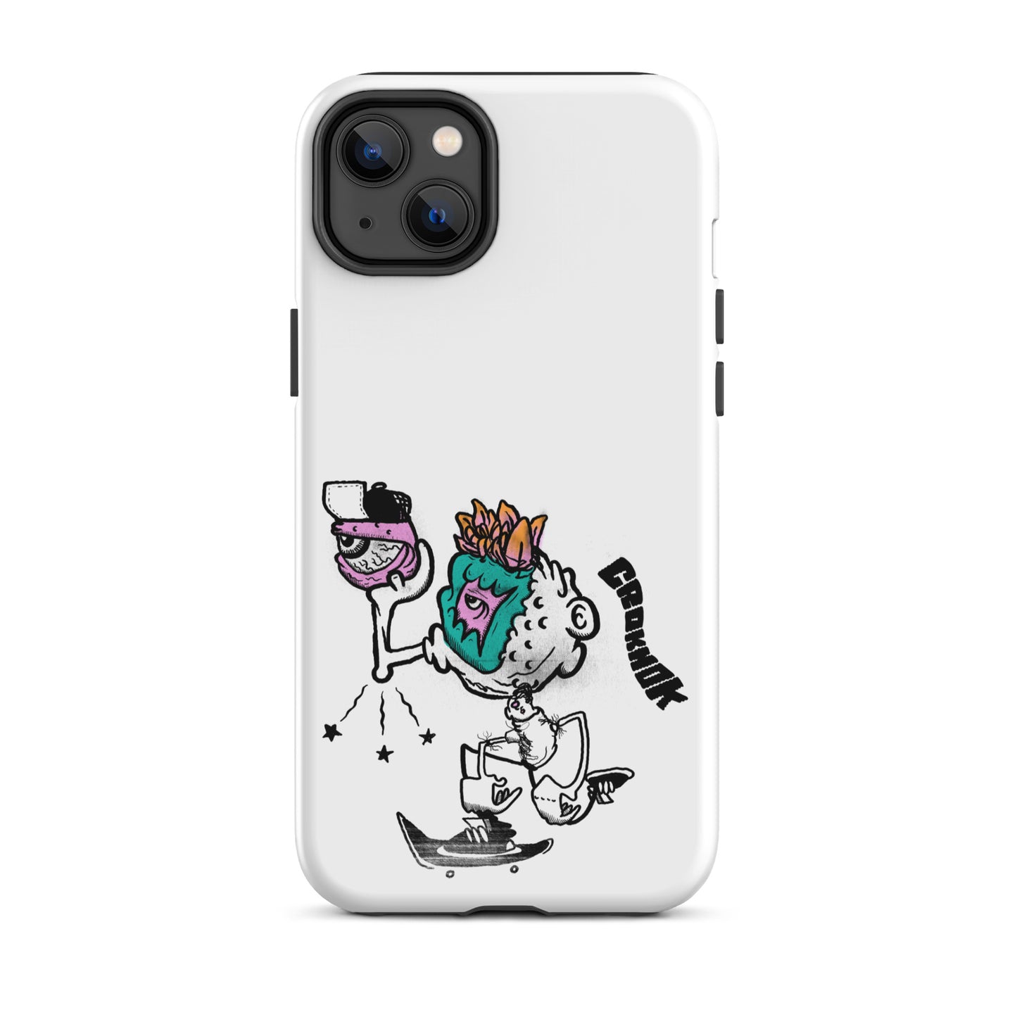 iPhone case - Skateboarding AS0025 White