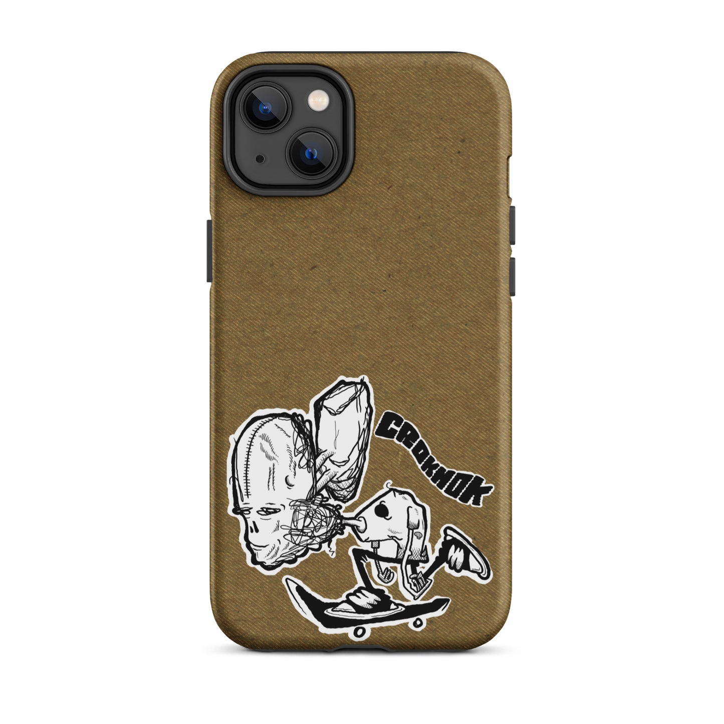 iPhone case - Skateboarding AS0037 Brown