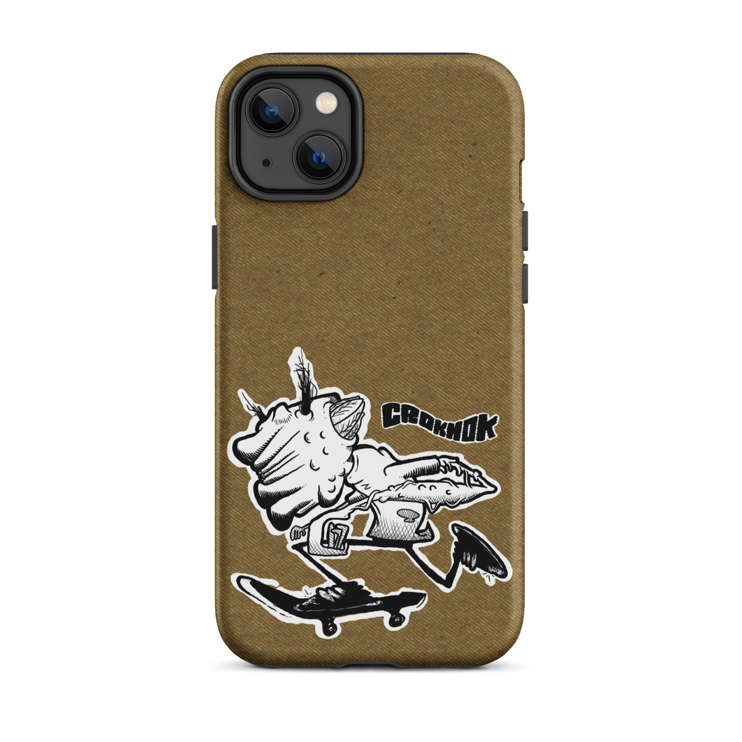 iPhone case - Skateboarding AS0036 Brown