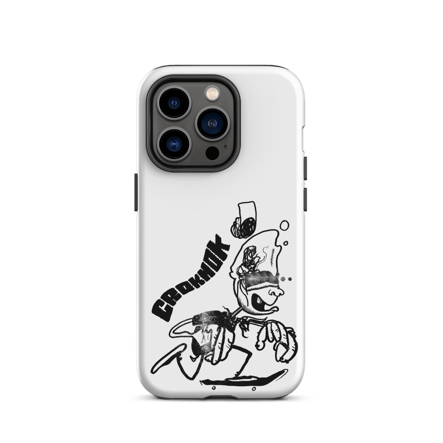 iPhone case - Skateboarding AS0016 White
