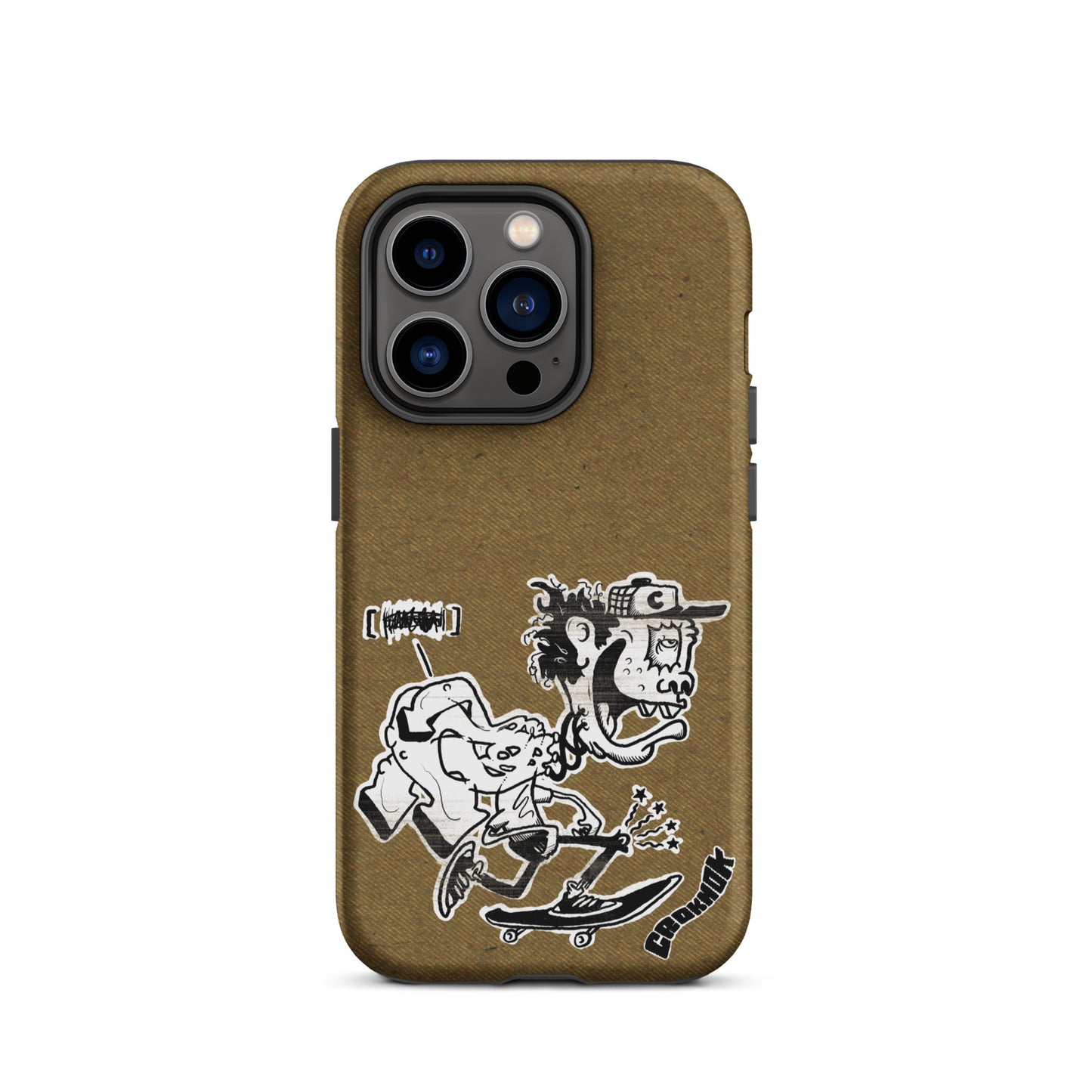iPhone case - Skateboarding AS0017 Brown