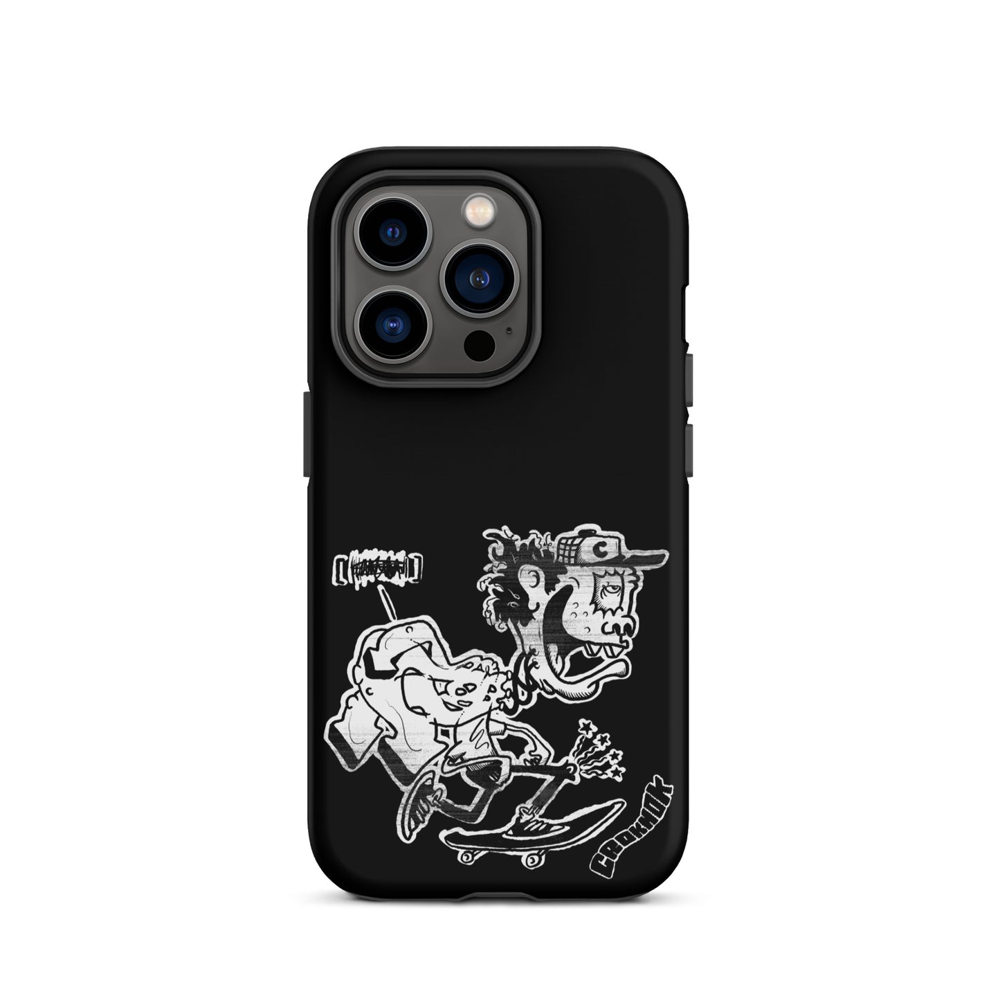 iPhone case - Skateboarding AS0017 Black