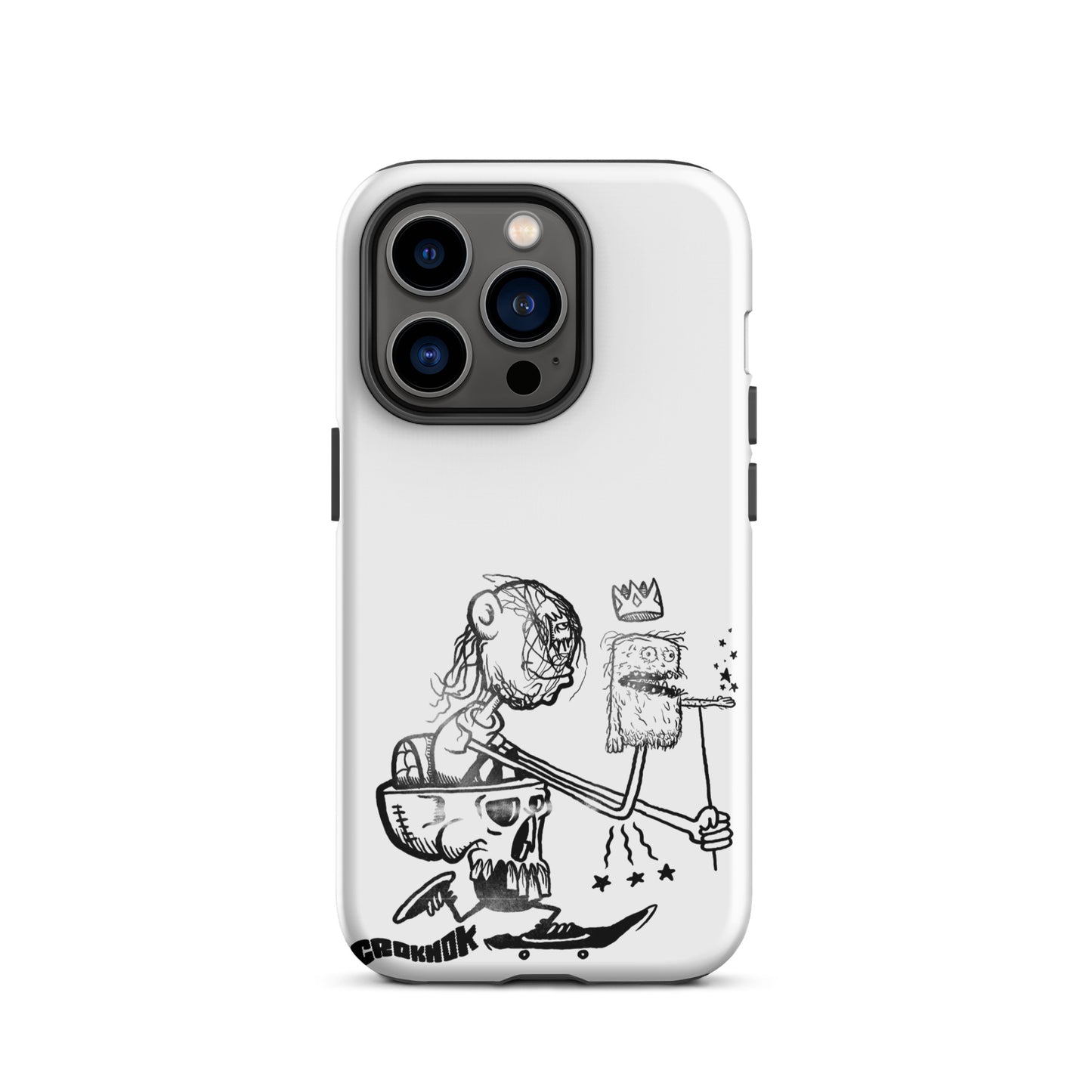 iPhone case - Skateboarding AS0019 White