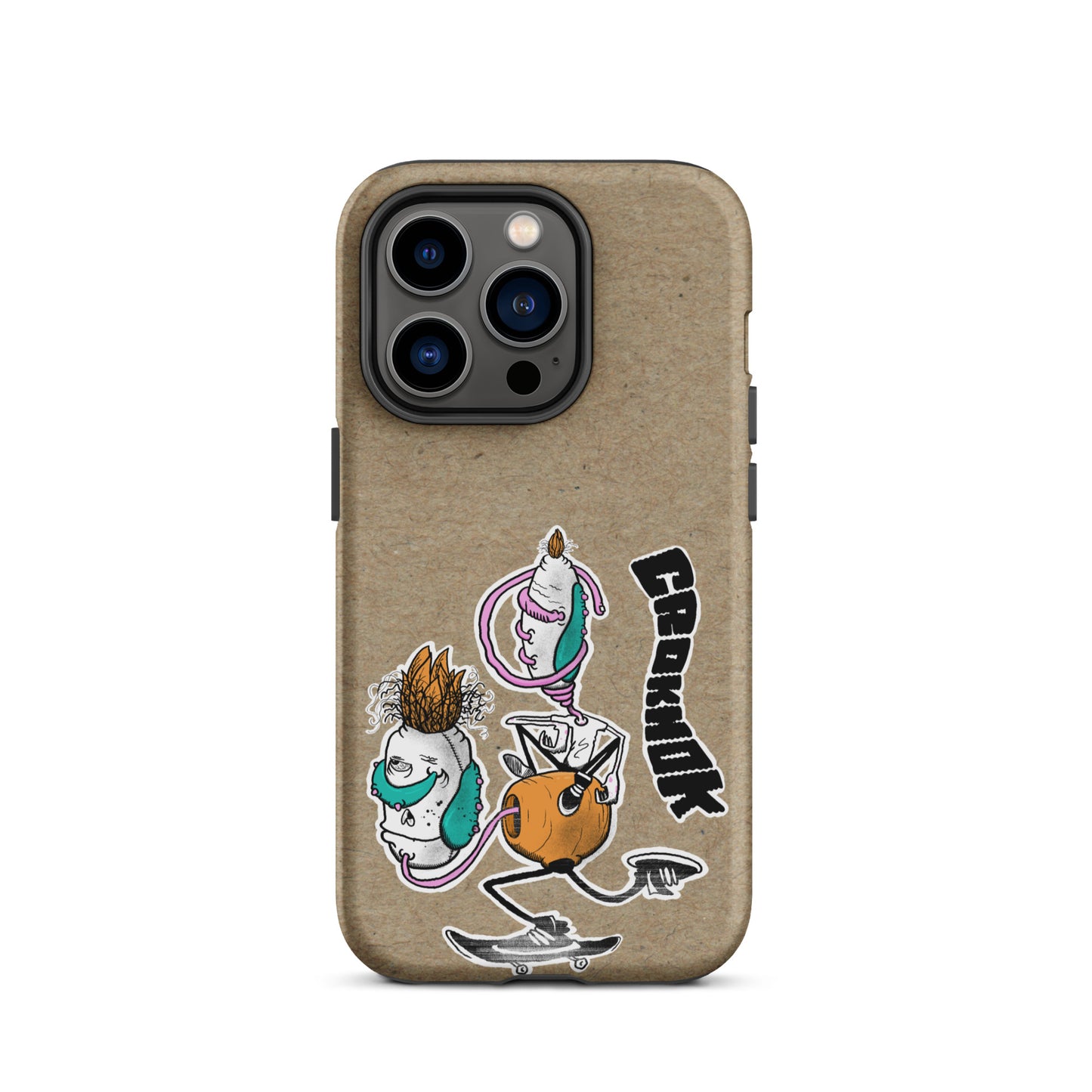 iPhone case - Skateboarding AS0025 beigh