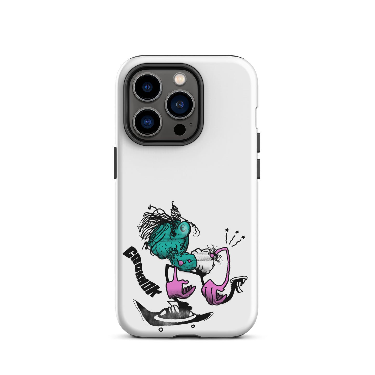 iPhone case - Skateboarding AS0028 White