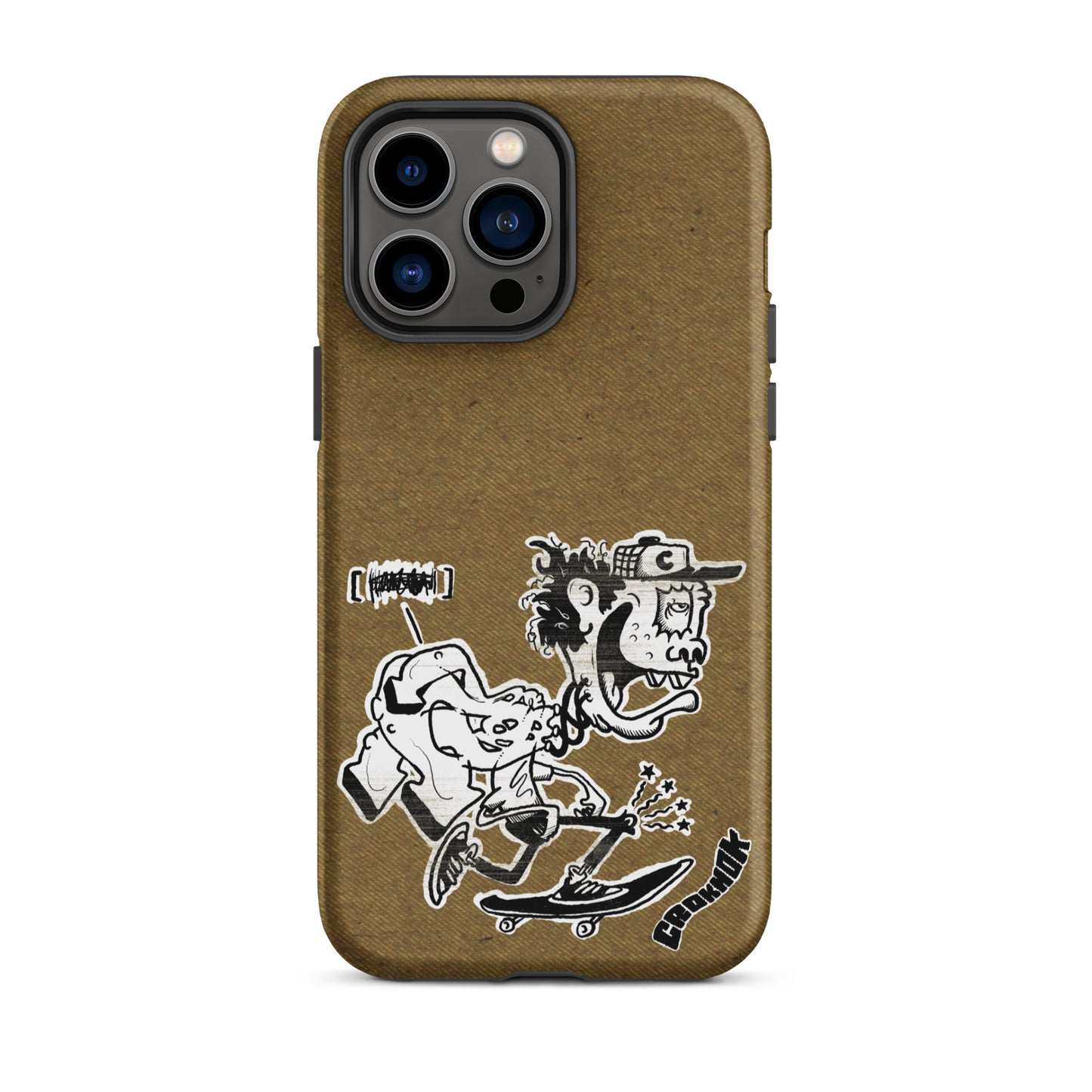 iPhone case - Skateboarding AS0017 Brown