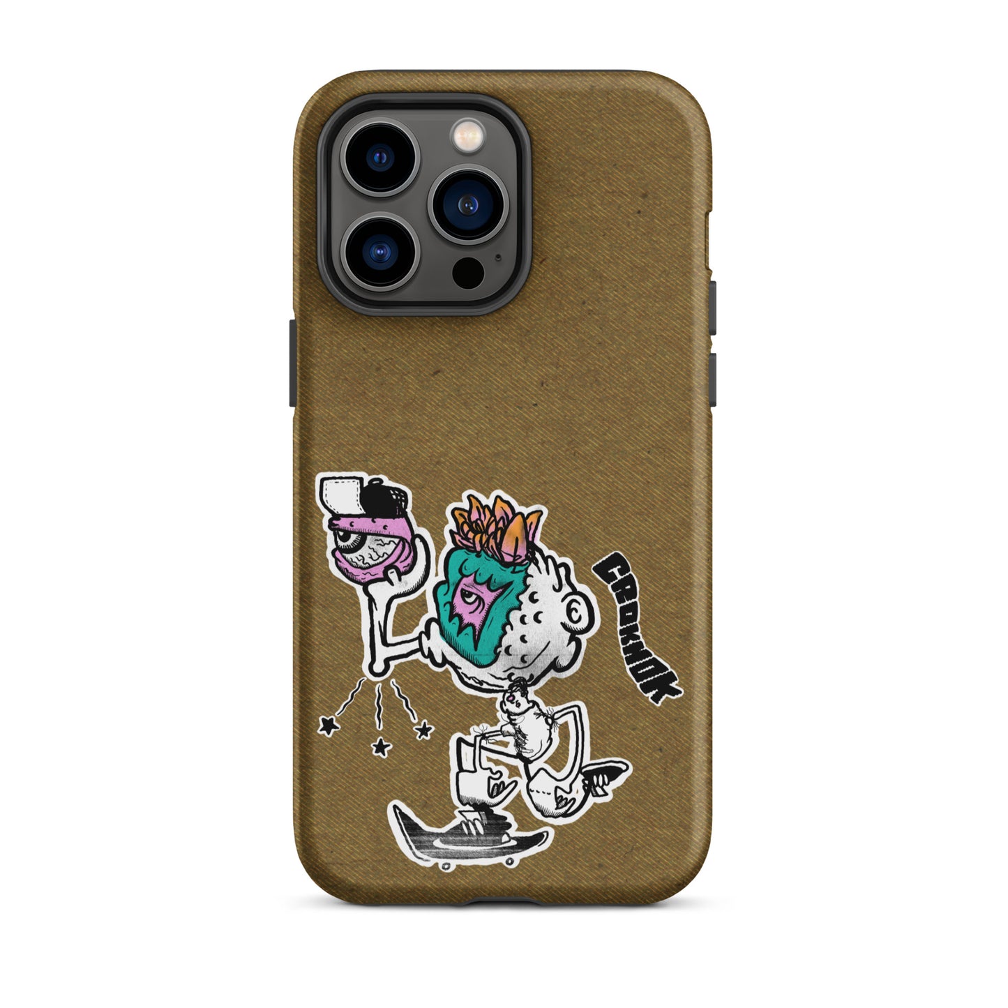 iPhone case - Skateboarding AS0025 Brown