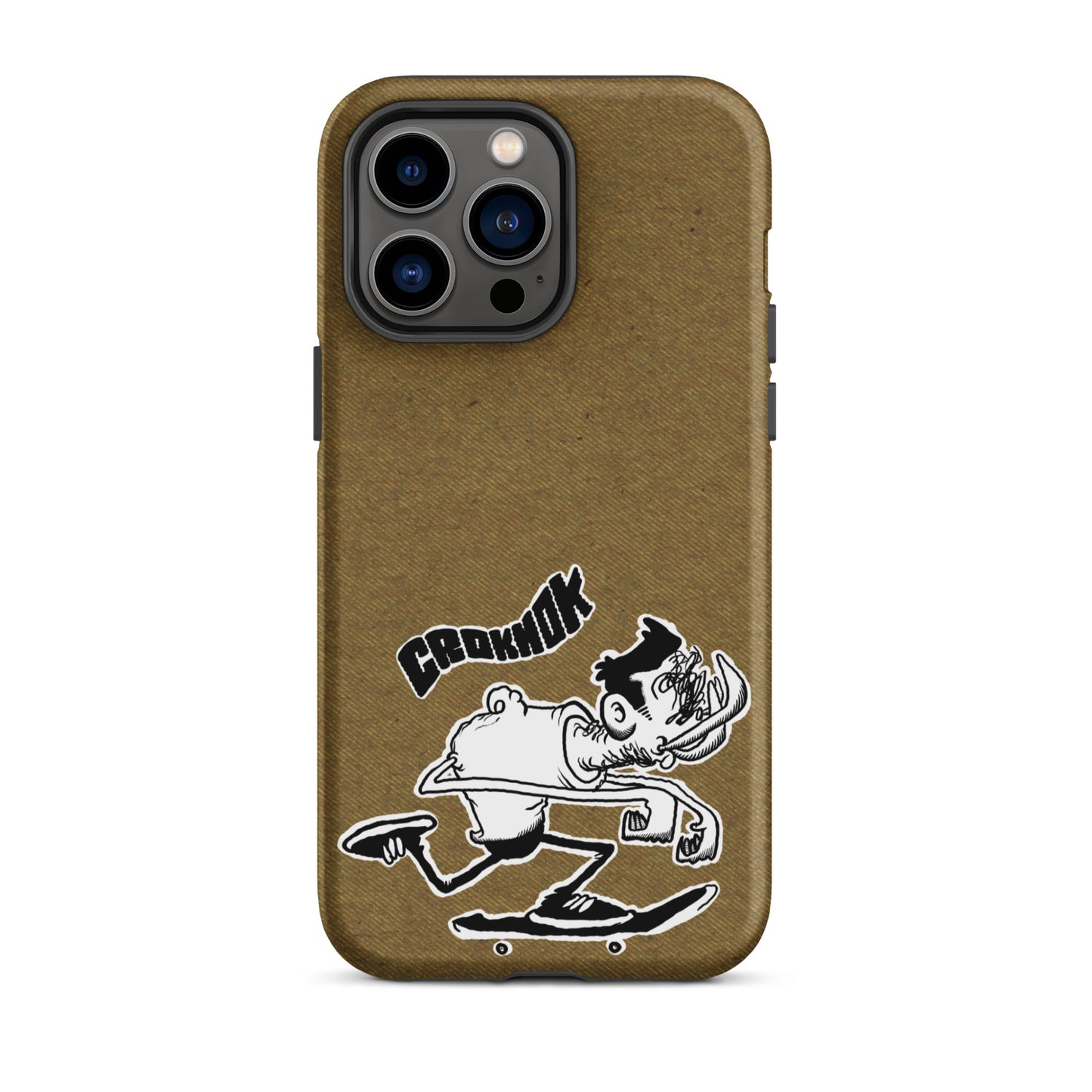 iPhone case - Skateboarding AS0026 Brown
