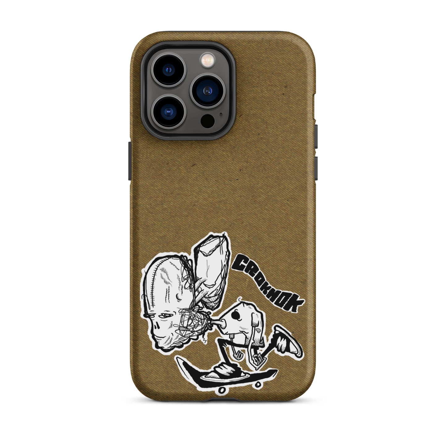 iPhone case - Skateboarding AS0037 Brown