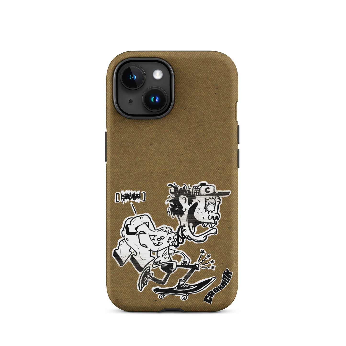 iPhone case - Skateboarding AS0017 Brown