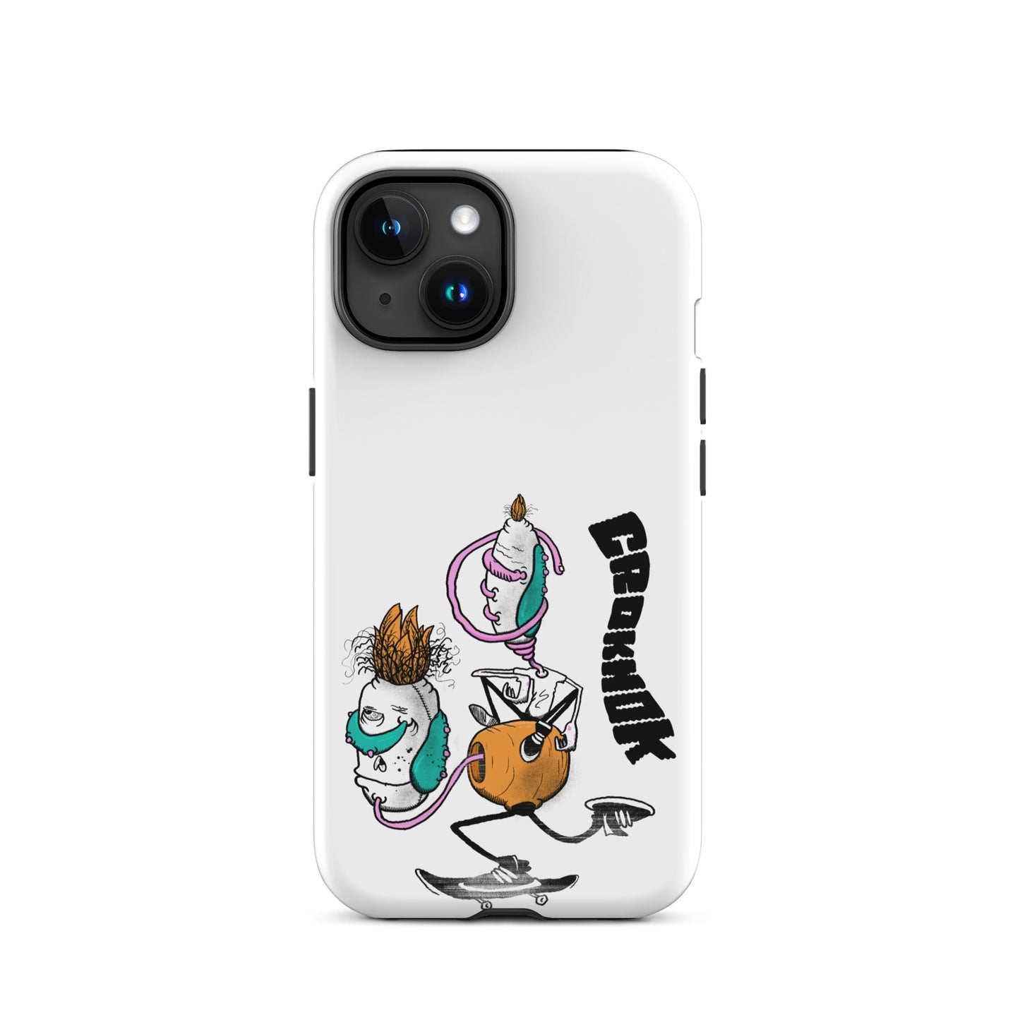 iPhone case - Skateboarding AS0025 White