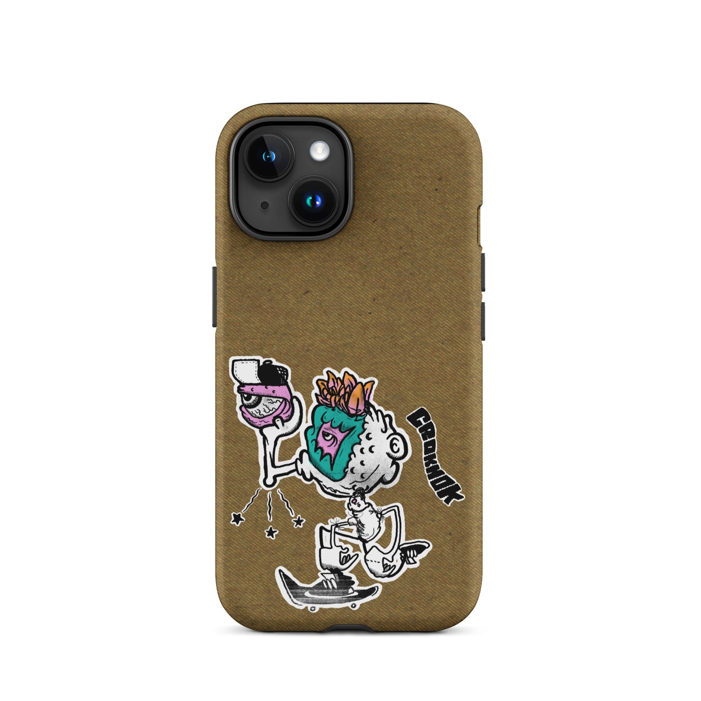 iPhone case - Skateboarding AS0025 Brown