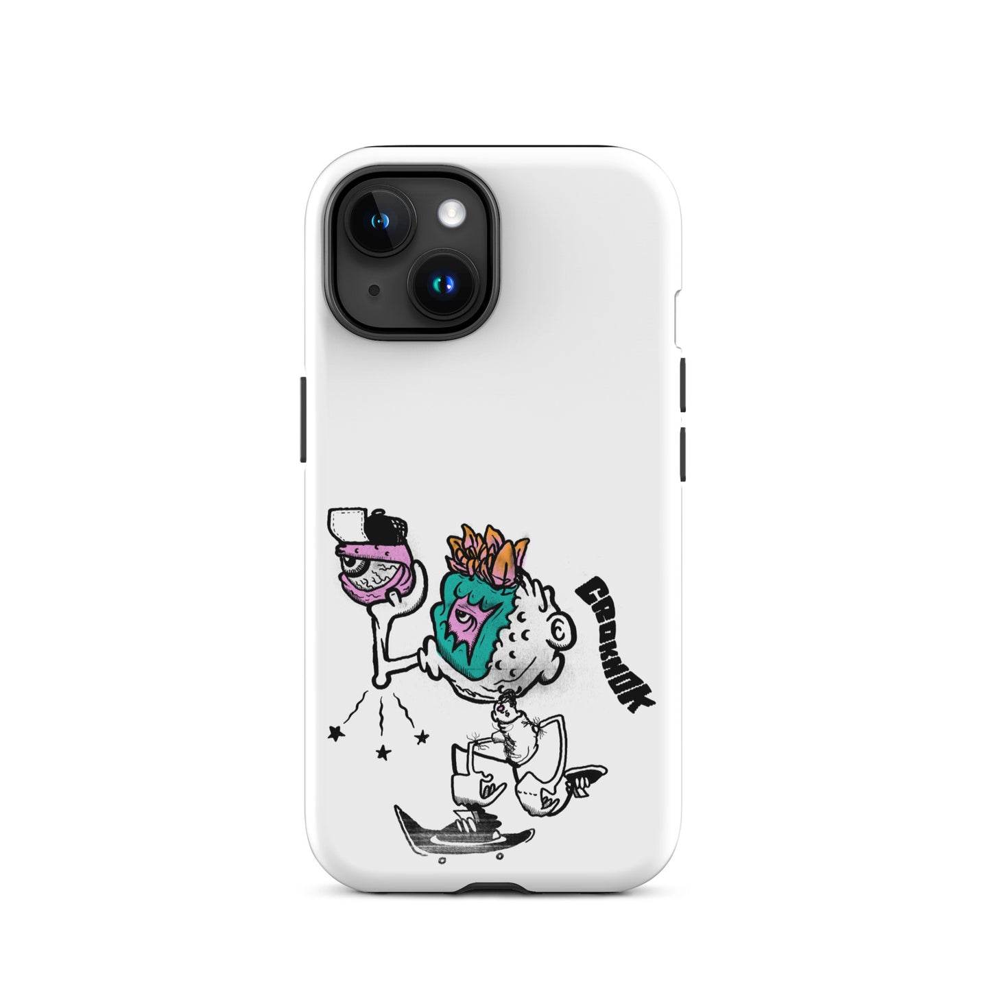 iPhone case - Skateboarding AS0025 White