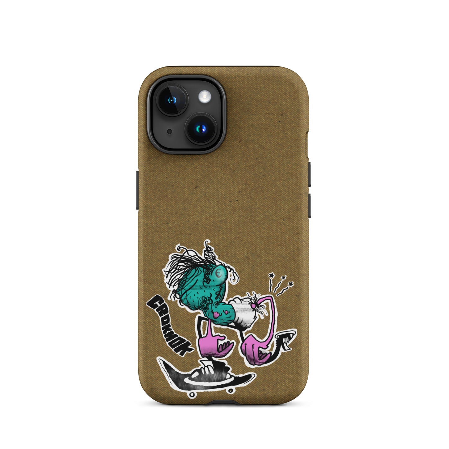 iPhone case - Skateboarding AS0028 Brown