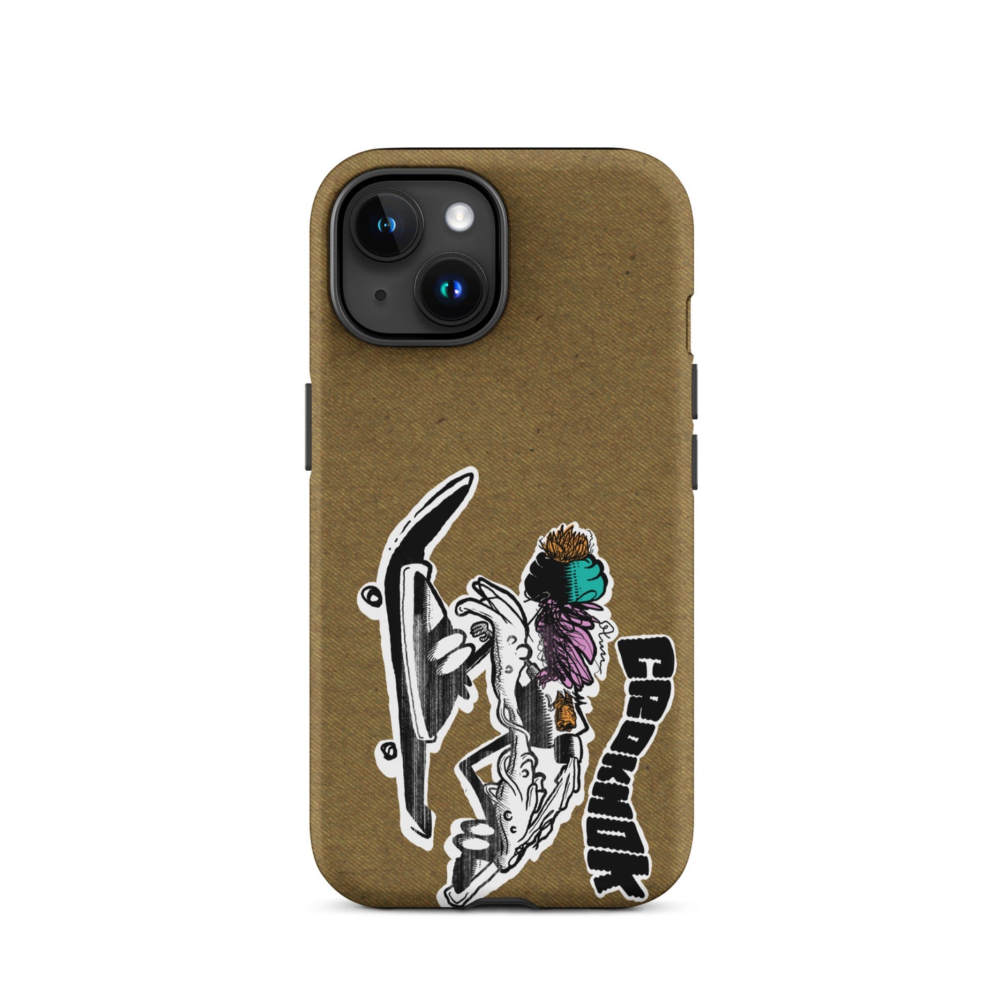 iPhone case - Skateboarding AS0035 Brown
