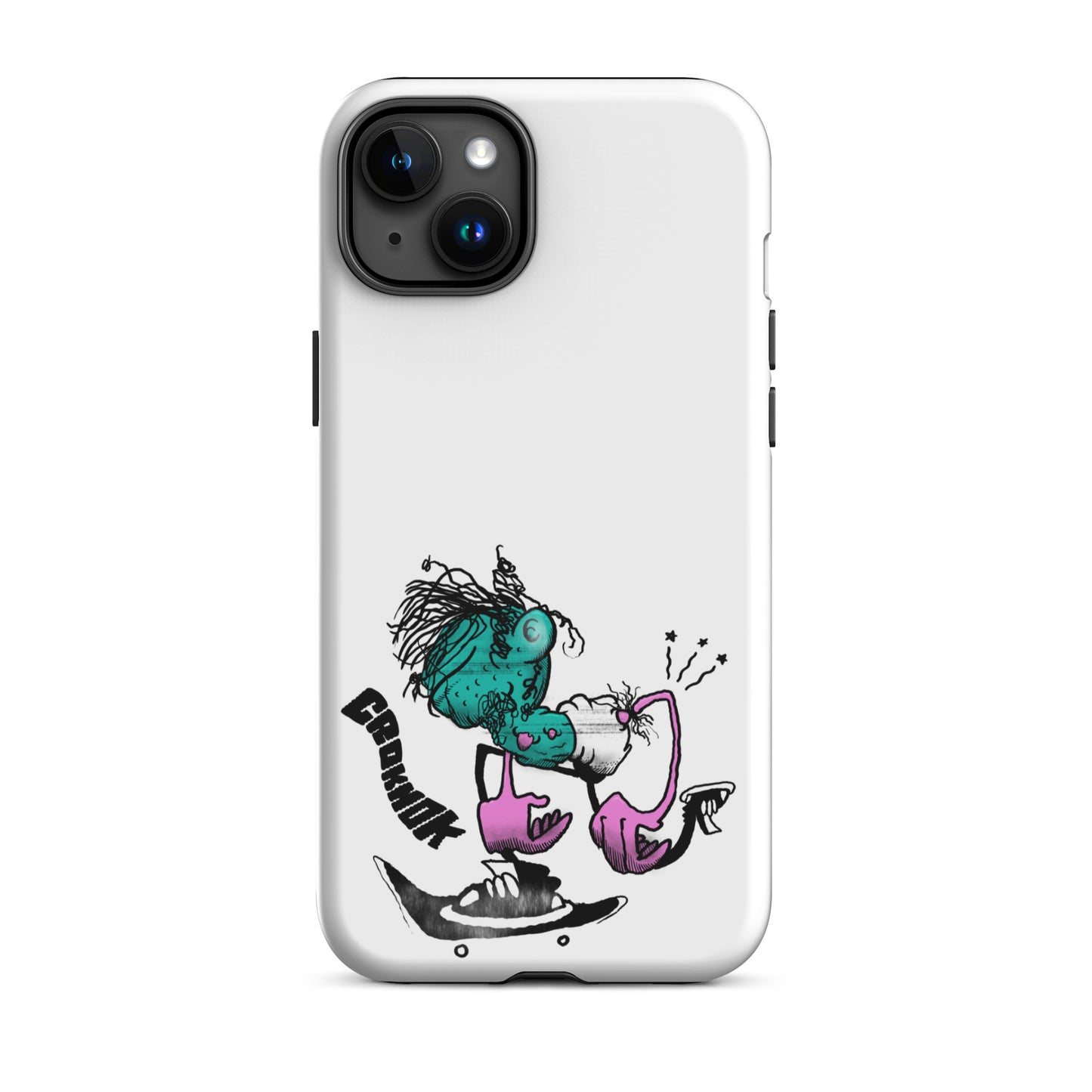 iPhone case - Skateboarding AS0028 White