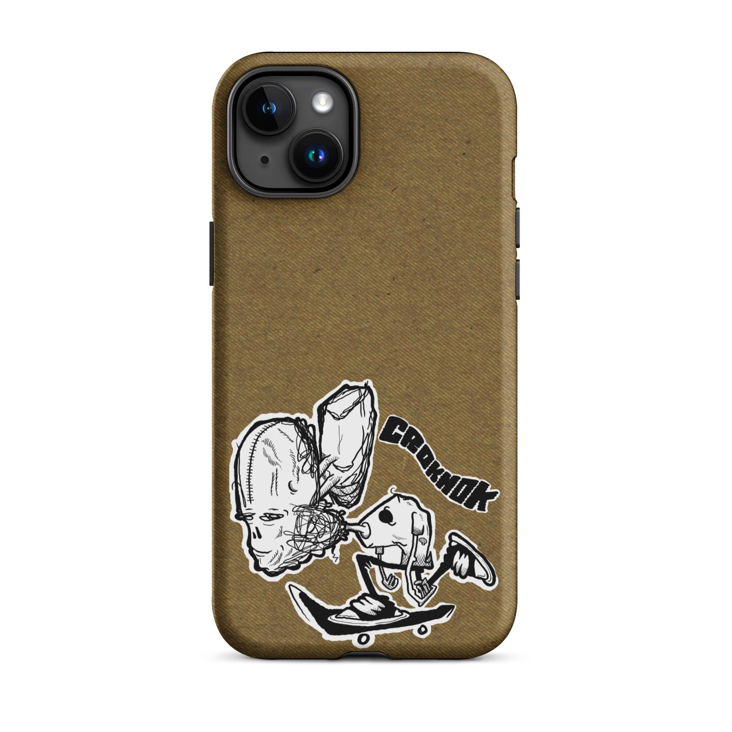 iPhone case - Skateboarding AS0037 Brown
