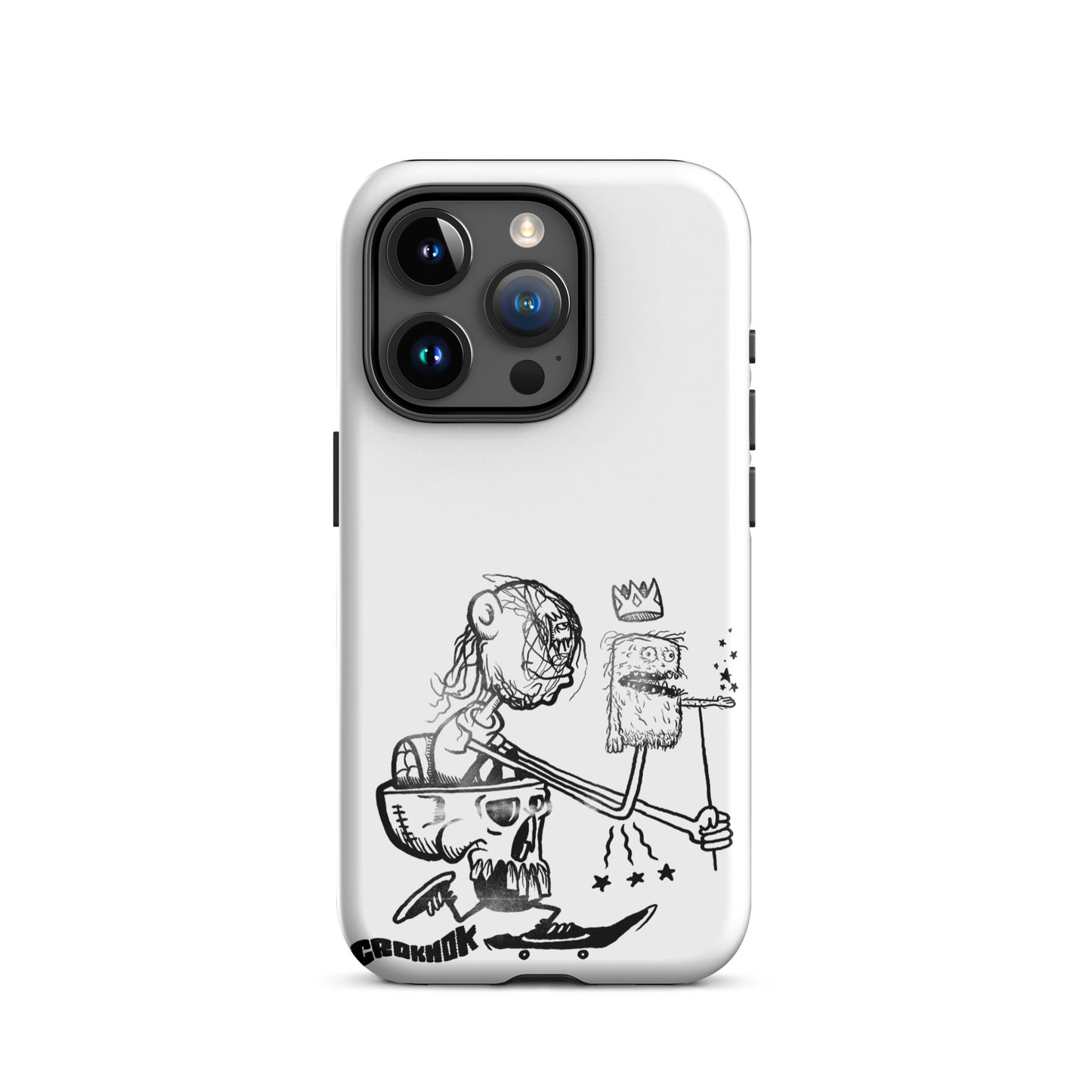 iPhone case - Skateboarding AS0019 White