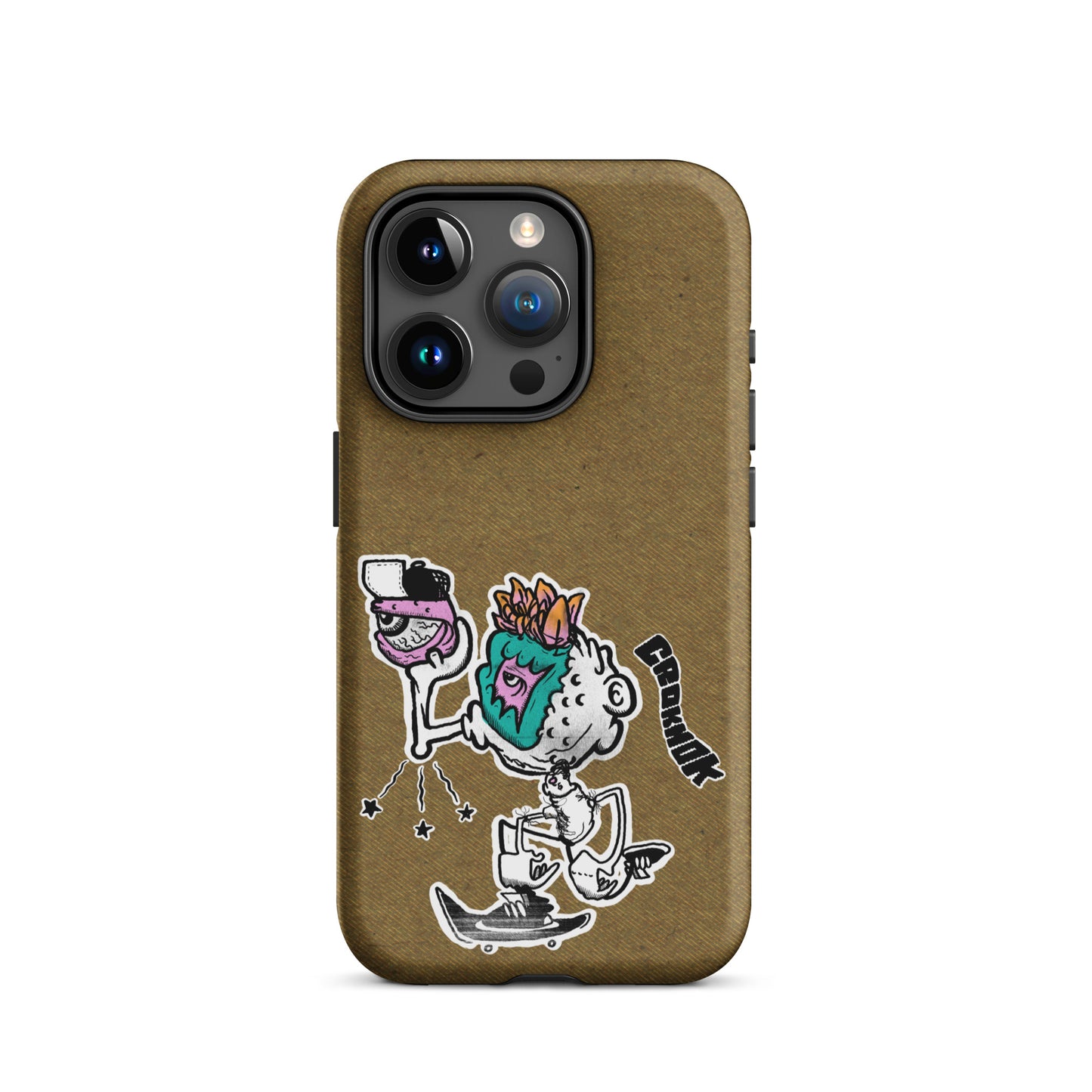 iPhone case - Skateboarding AS0025 Brown