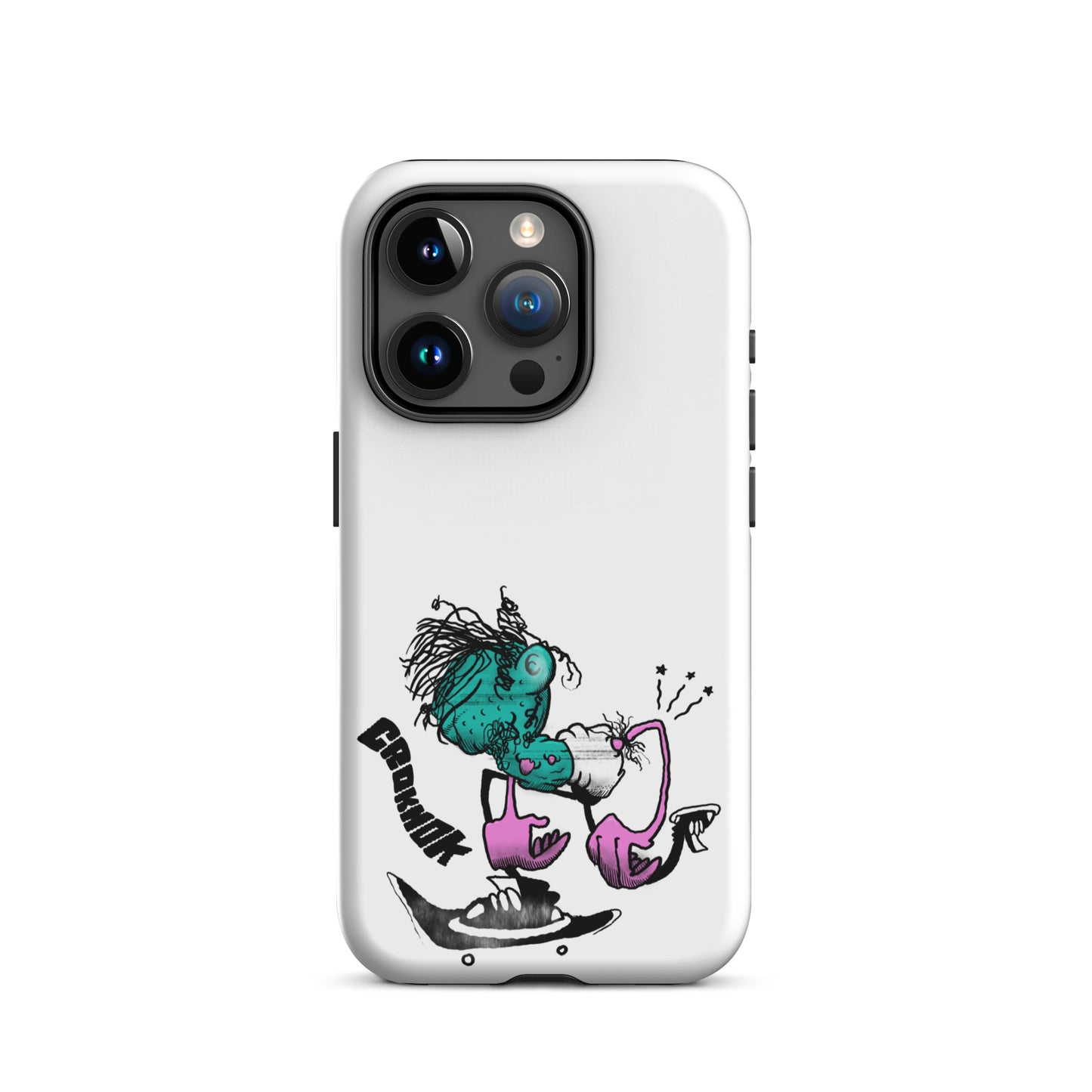 iPhone case - Skateboarding AS0028 White