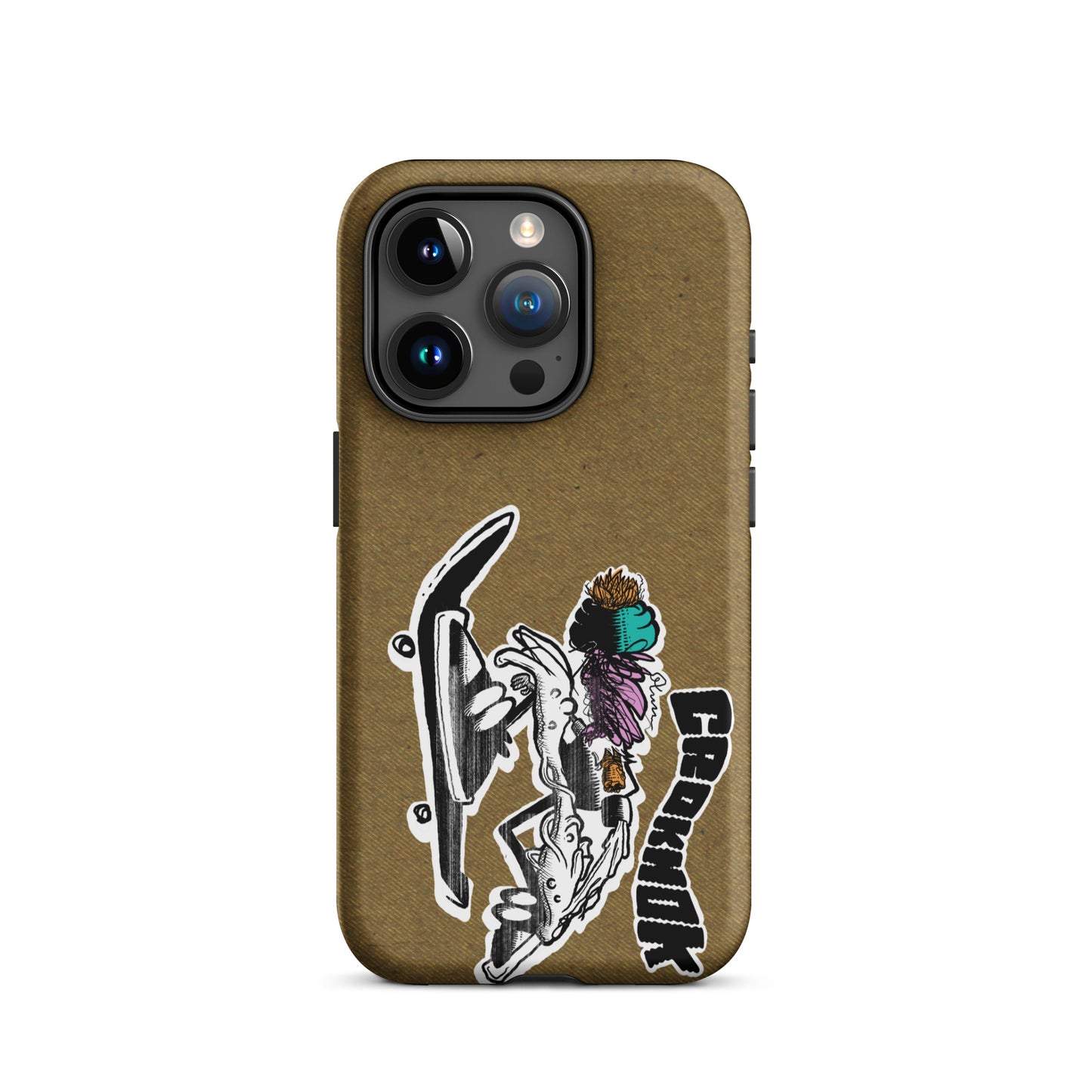 iPhone case - Skateboarding AS0035 Brown