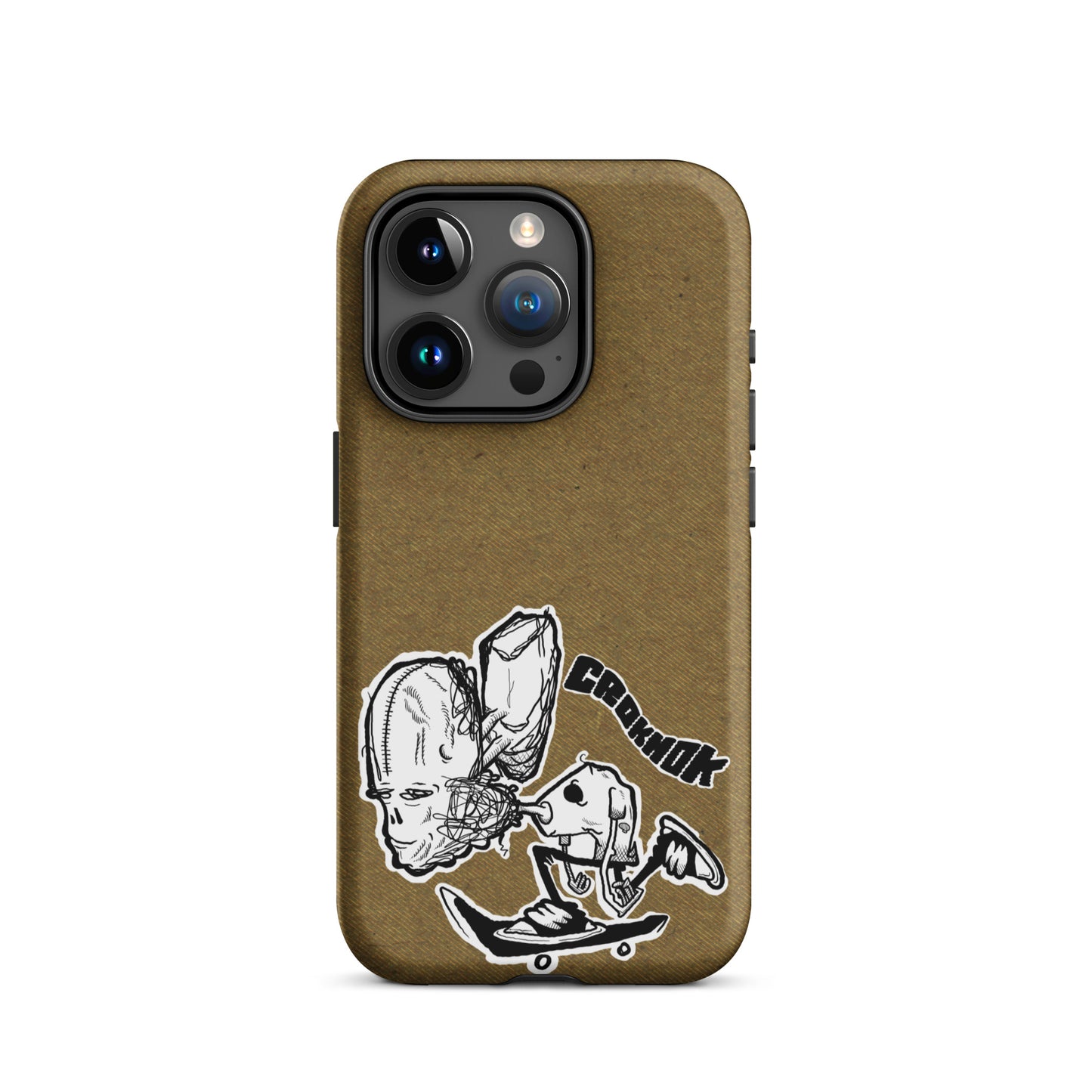 iPhone case - Skateboarding AS0037 Brown