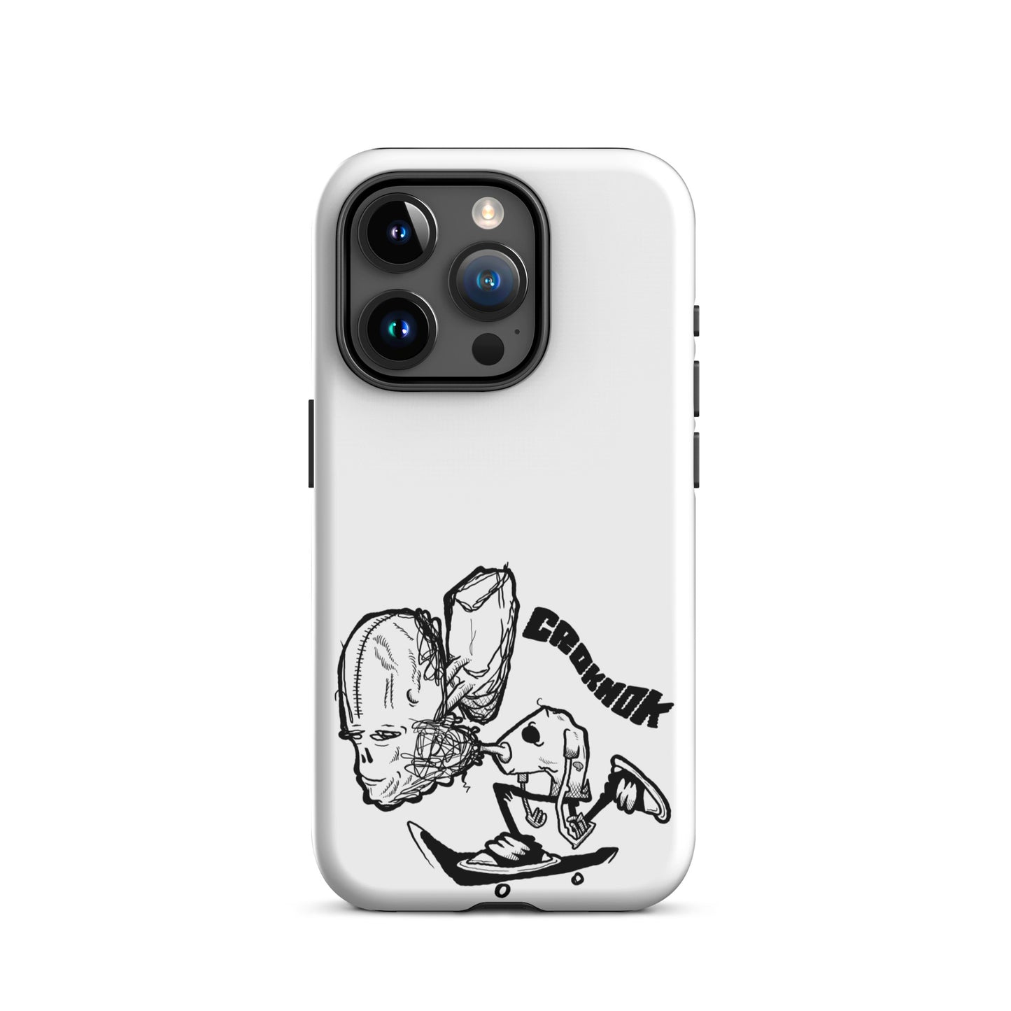 iPhone case - Skateboarding AS0037 White