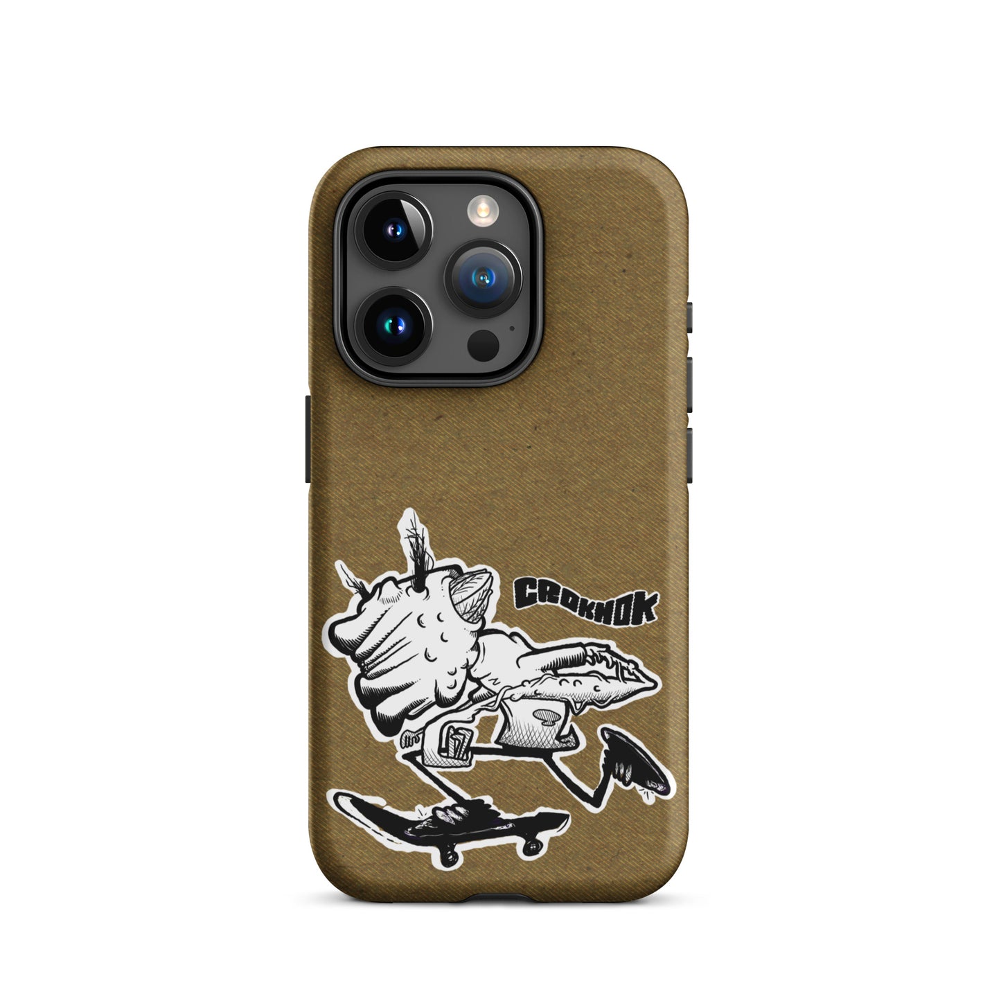 iPhone case - Skateboarding AS0036 Brown