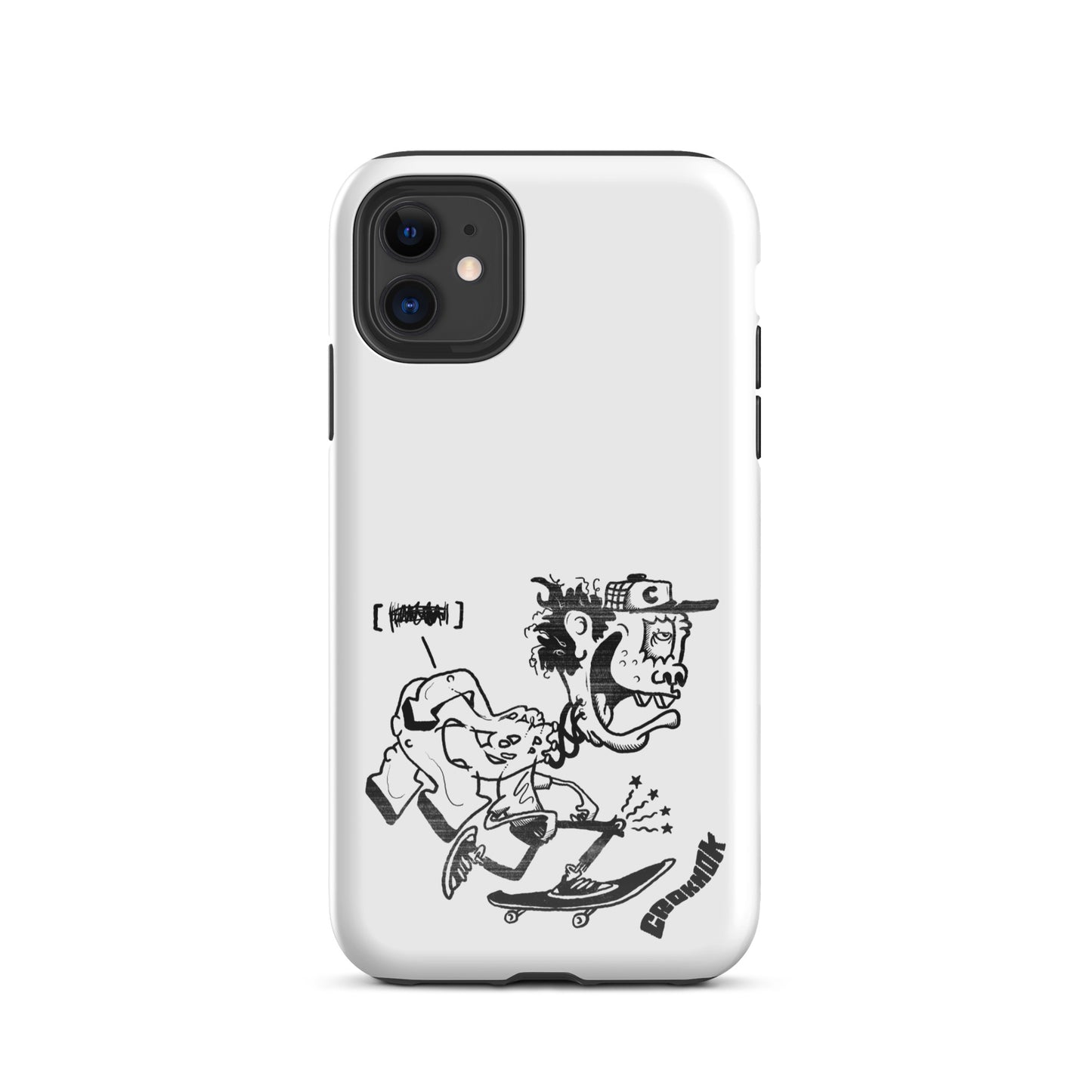 iPhone case - Skateboarding AS0017 White