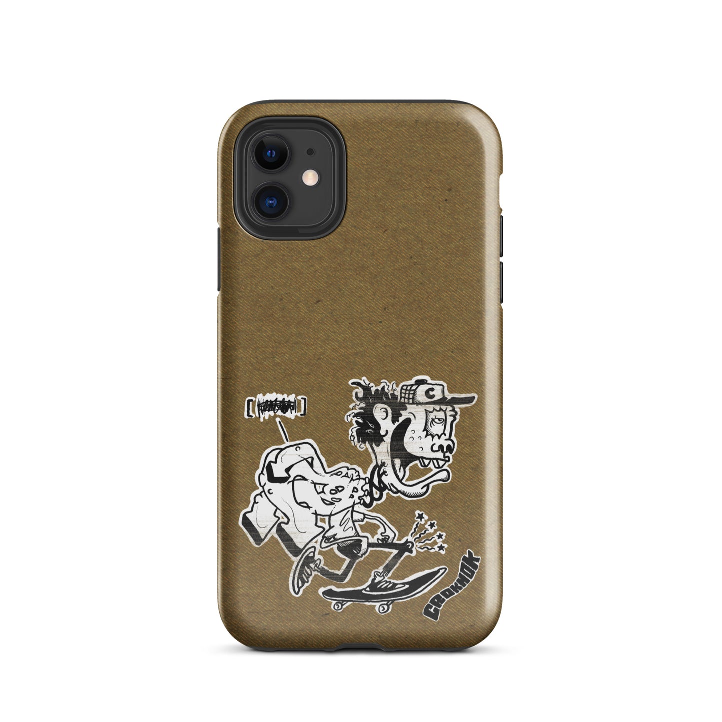 iPhone case - Skateboarding AS0017 Brown